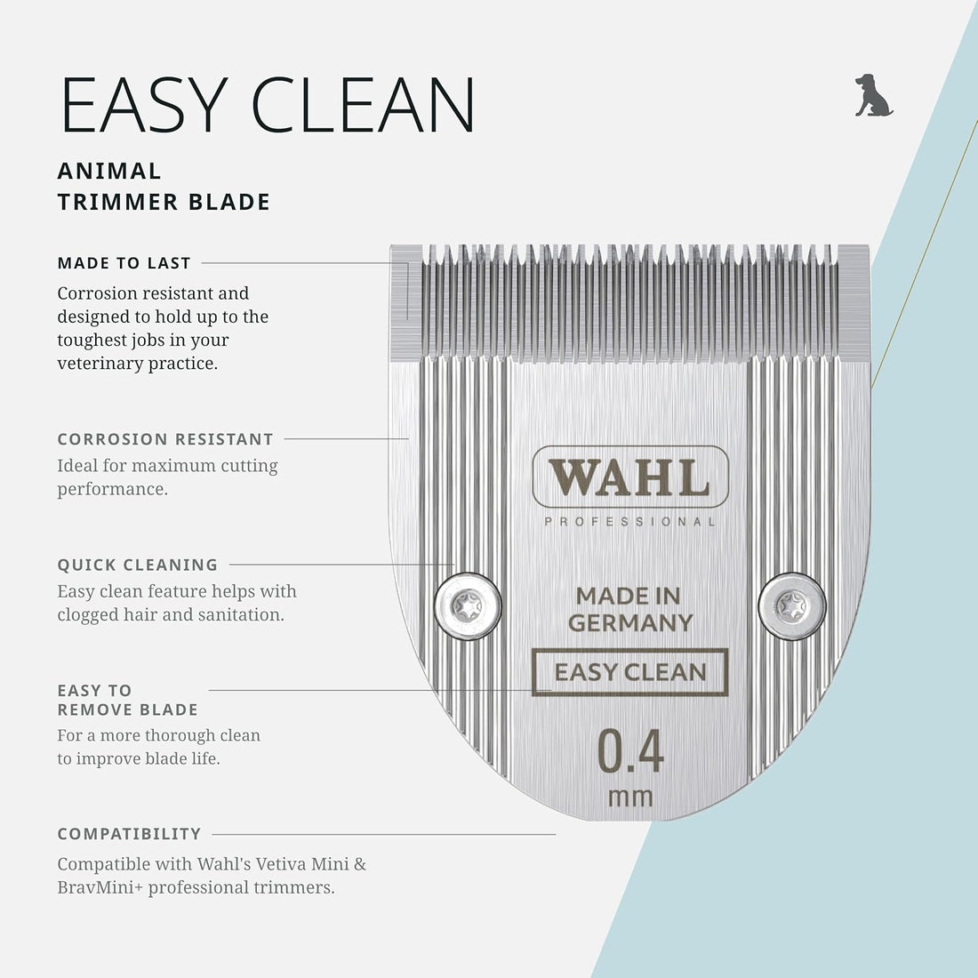 Wahl Pro Animal Easy Clean Trimmer Blade