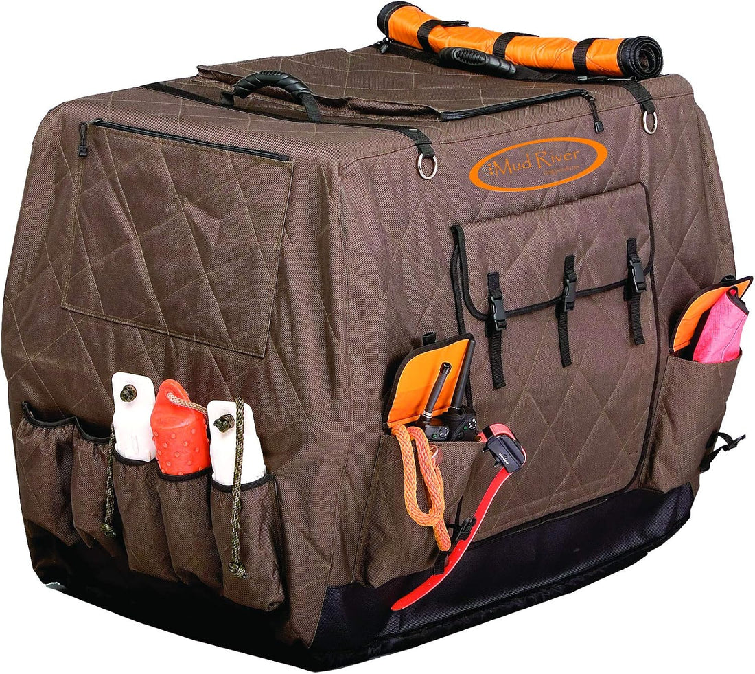 Mud River Dixie Kennel Cover, Brown, Large Standard , Large