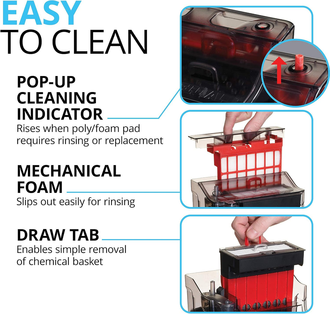 Fluval C4 Power Filter, Fish Tank Filter for Aquariums up to 70 Gal.