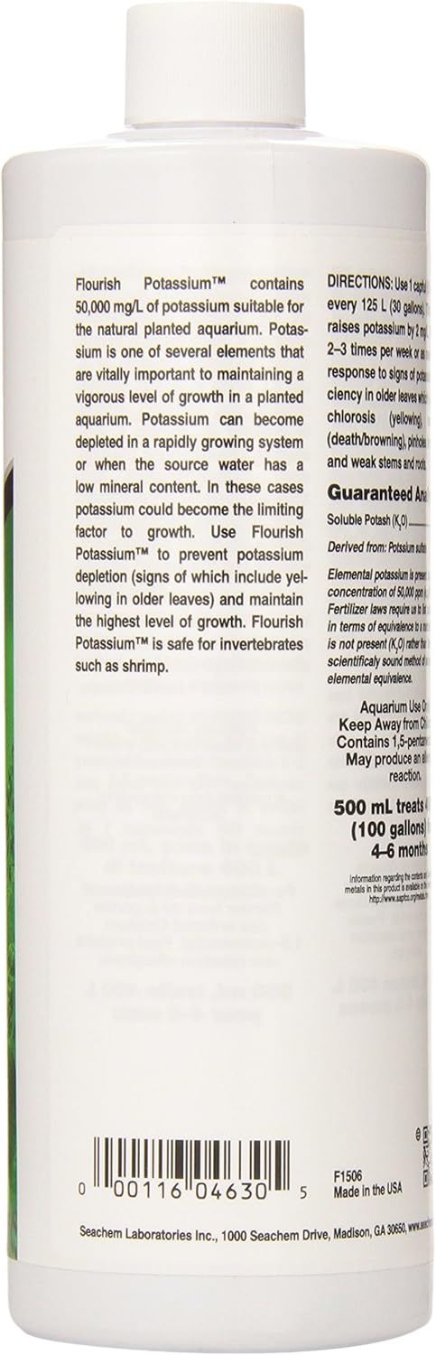 Seachem Flourish Potassium 500 mL / 17 fl. oz.