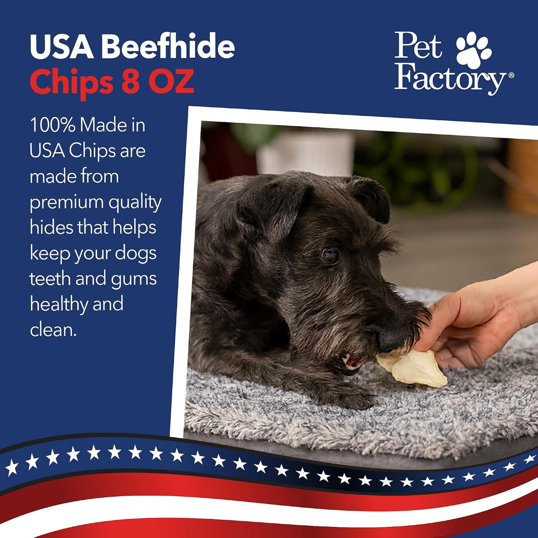 Pet Factory Made in USA Beefhide Rolls