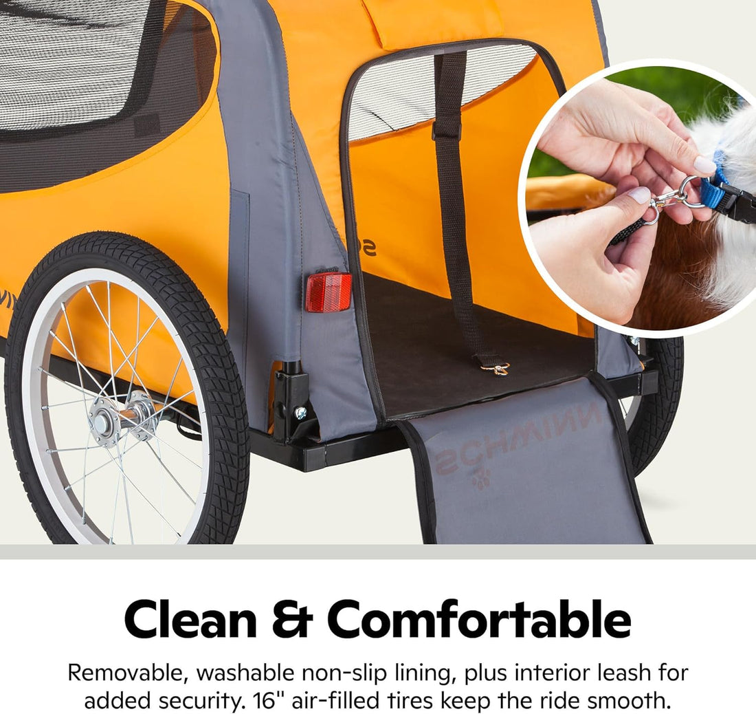 Schwinn 13-SC315 Rascal Bike Pet Trailer, For Small and Large Dogs
