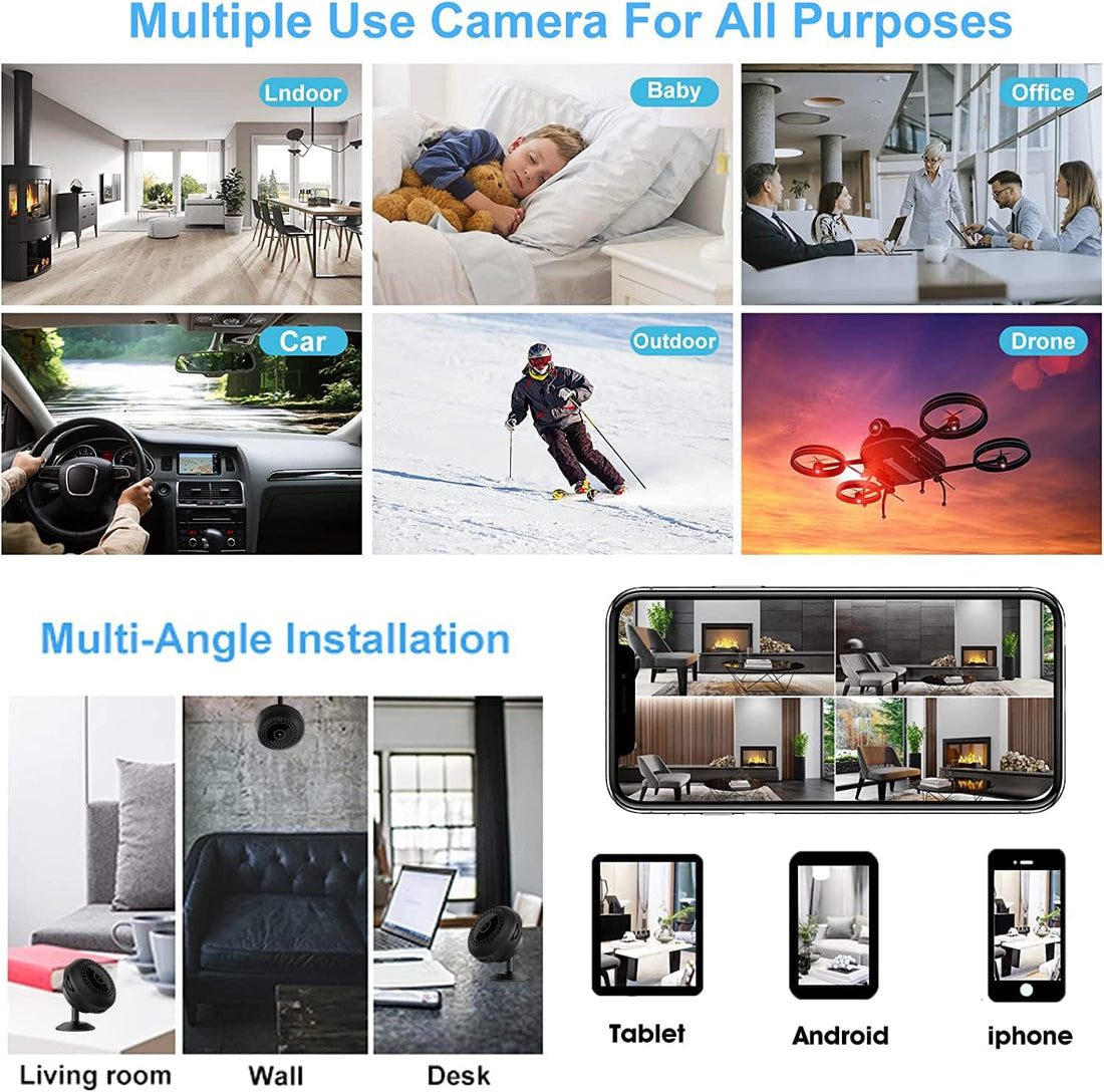 4K Security Cam with Night Vision and Built-in Battery Camera
