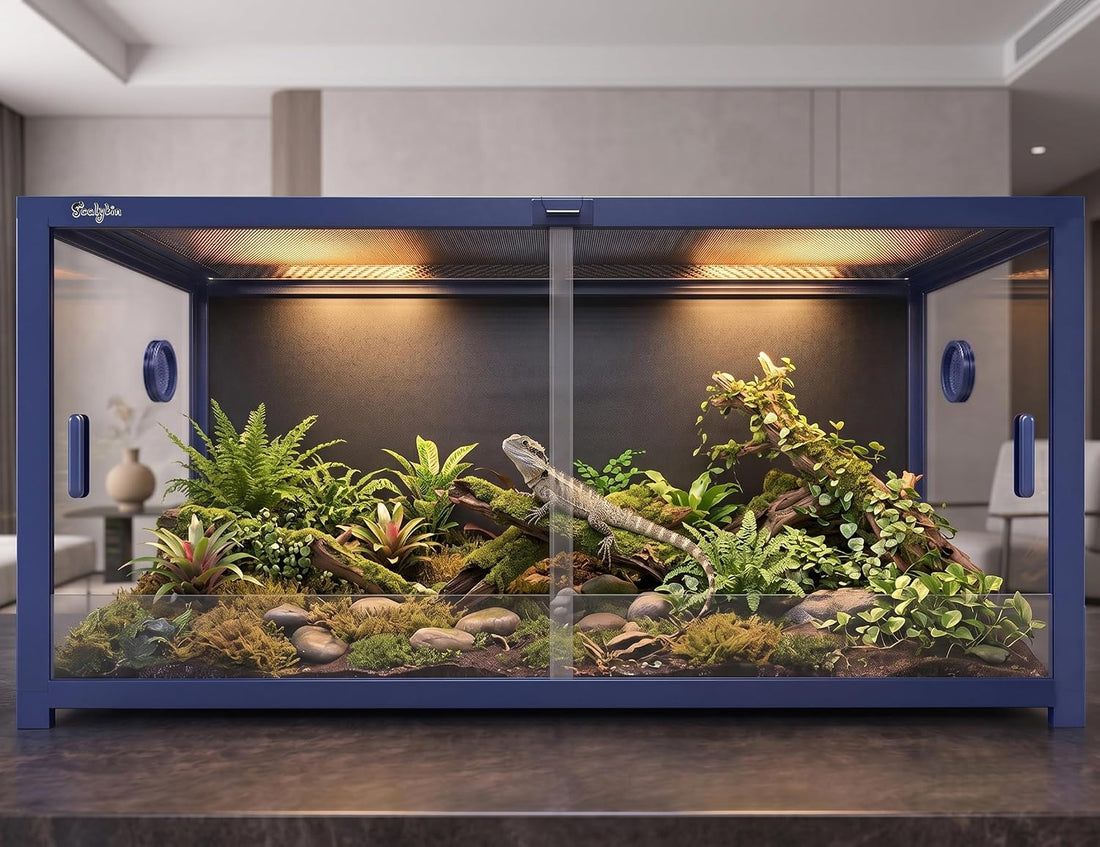 68 Gallon Reptile Tank, Reptile Enclosure Front Sliding Door