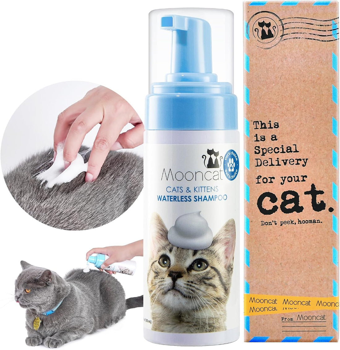 Mooncat Waterless Cat Shampoo