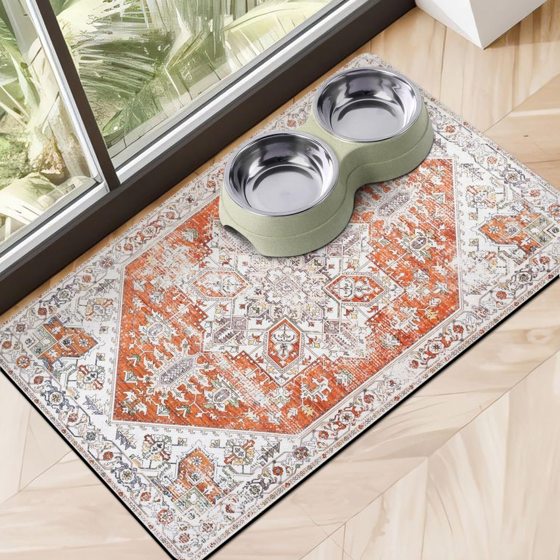 Dog Food Mats for Floors Absorbent, Pet Cat Food Mat