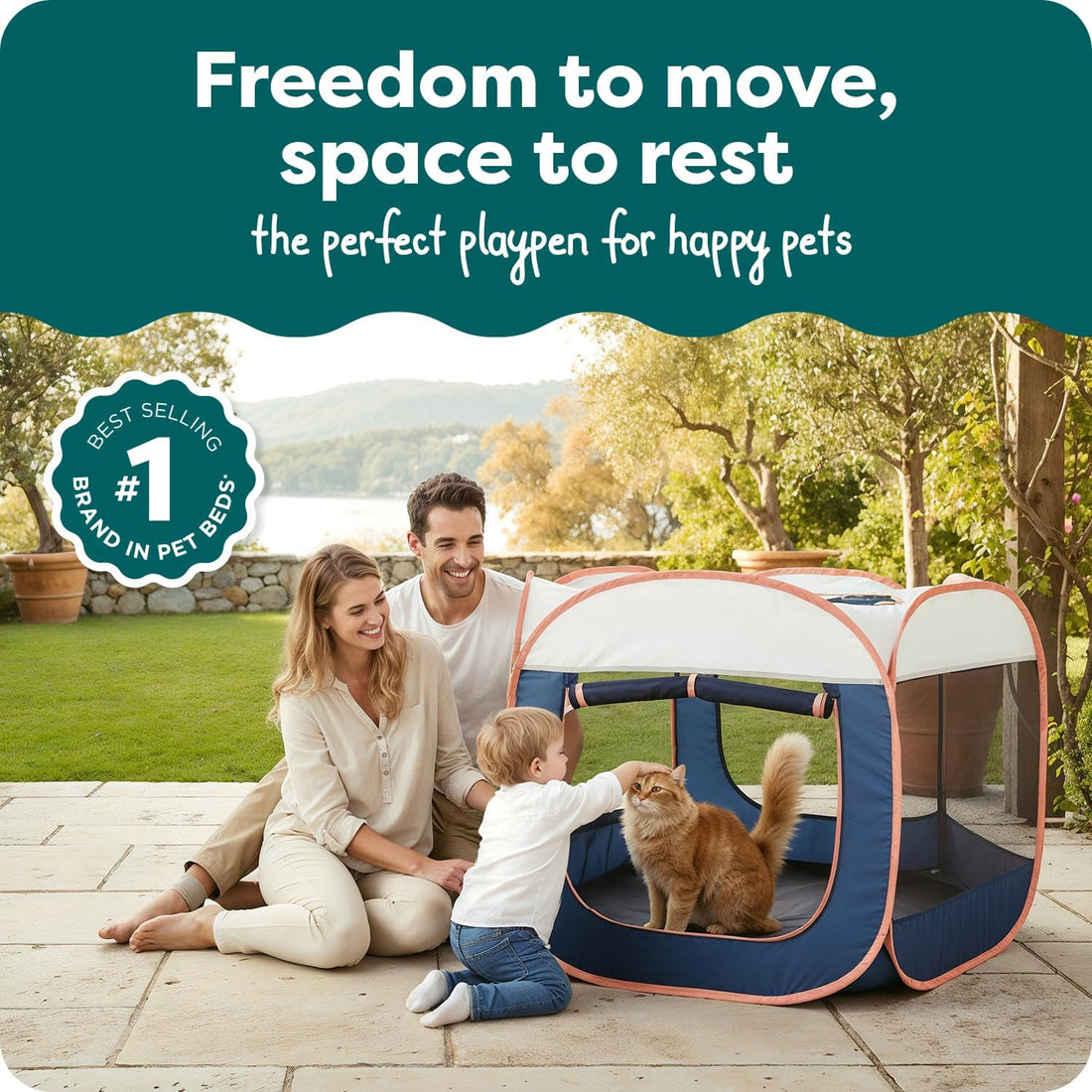 FurHaven Soft-Sided Dog & Cat Playpen