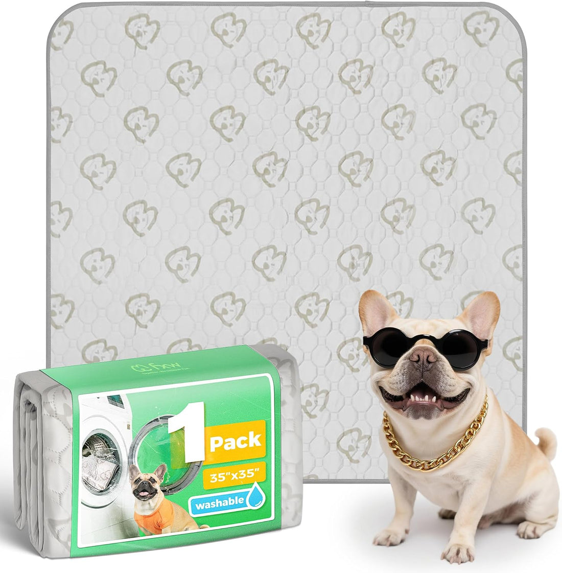FXW Washable Pee Pads for Dogs, Super Absorbent