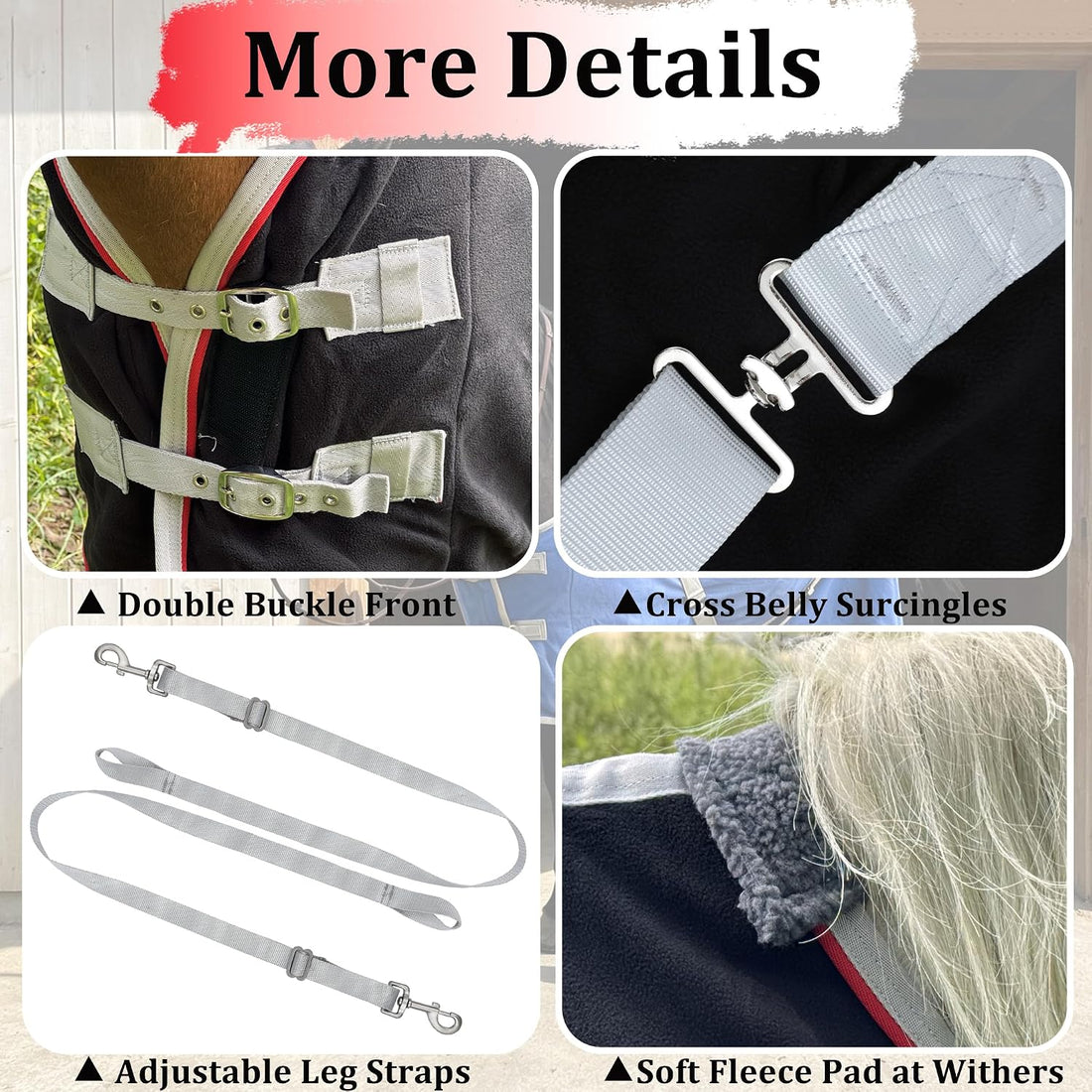 Fleece Cooler Blanket for Mini Horse/Pony/Foal/Miniature Horses
