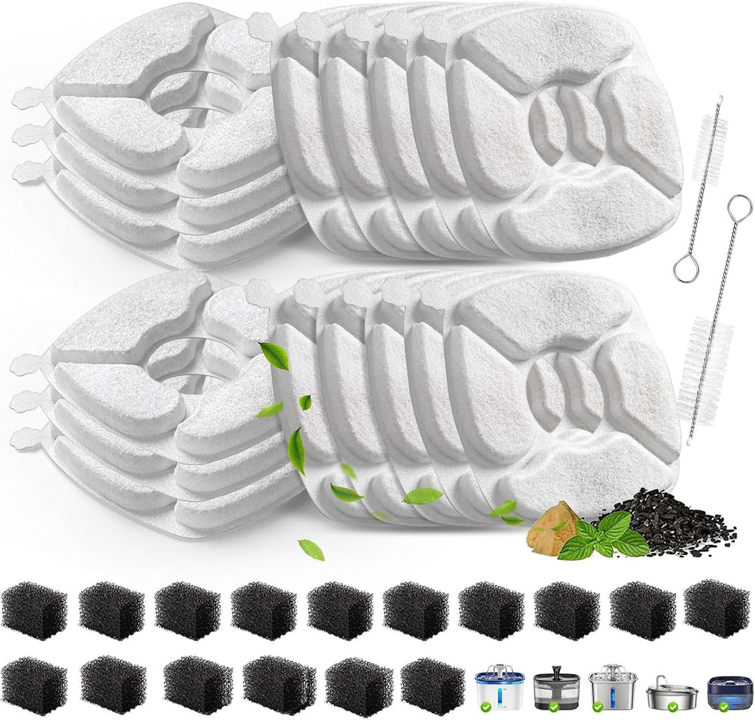 Cat Water Fountain Replacement Filters-12 Pack Cat Fountain Filters