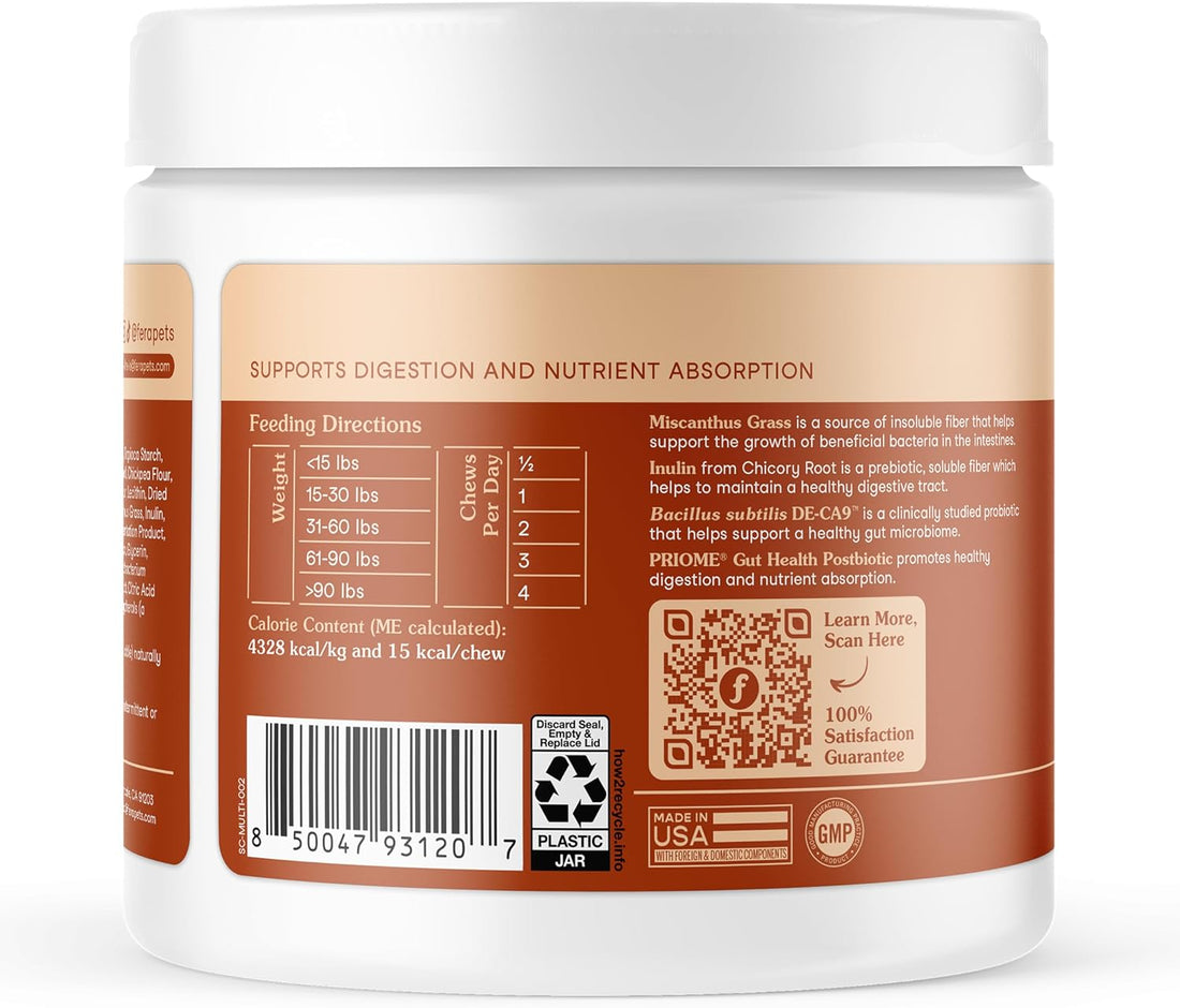 Fera Pets Probiotics for Dogs with Prebiotics and Postbiotics