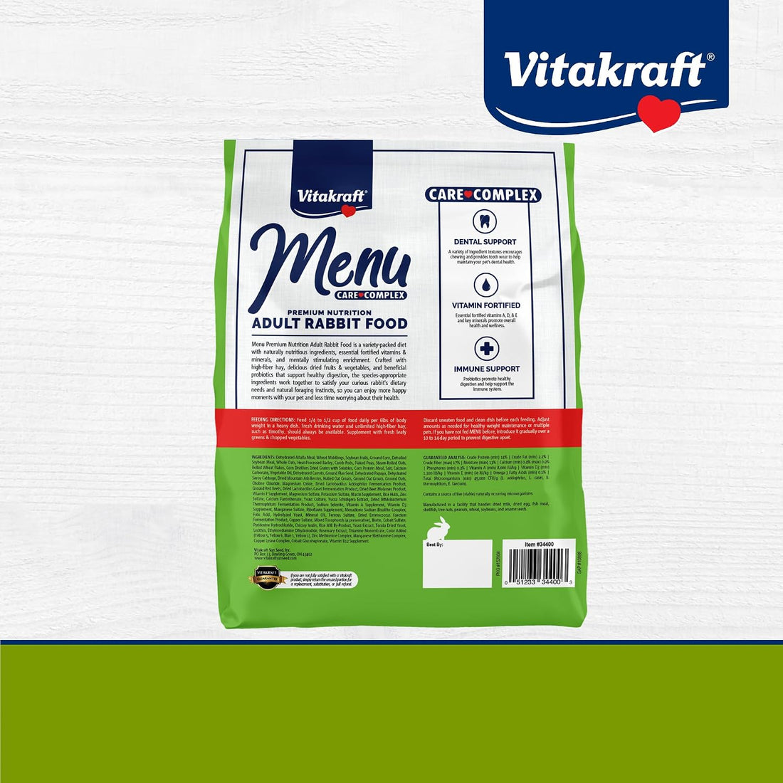 Vitakraft Menu Rabbit Food 5 lb.