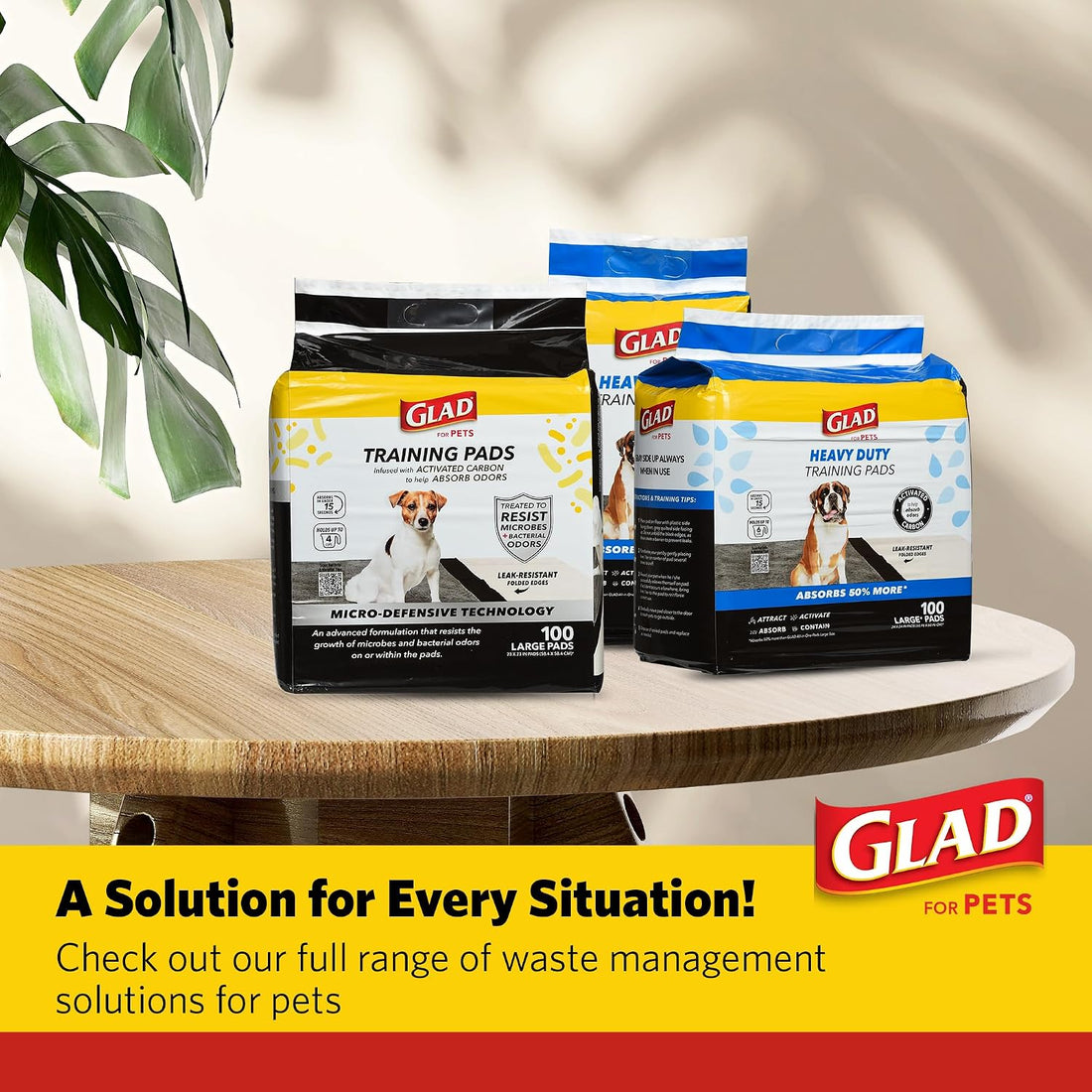 Glad for Pets XL Charcoal Training Pads, Heavy Duty, 24x24 in