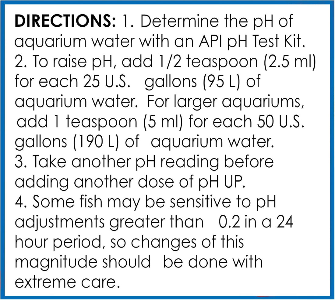 API pH UP Freshwater Aquarium Water pH Raising Solution