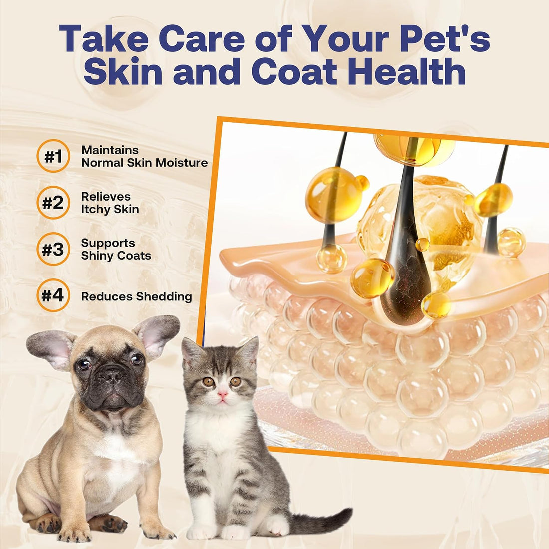 Wild Alaskan Salmon Oil for Dogs & Cats