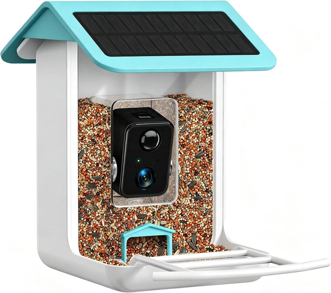 Smart Bird Feeder Camera - Free AI Forever for 1,1000+ Species