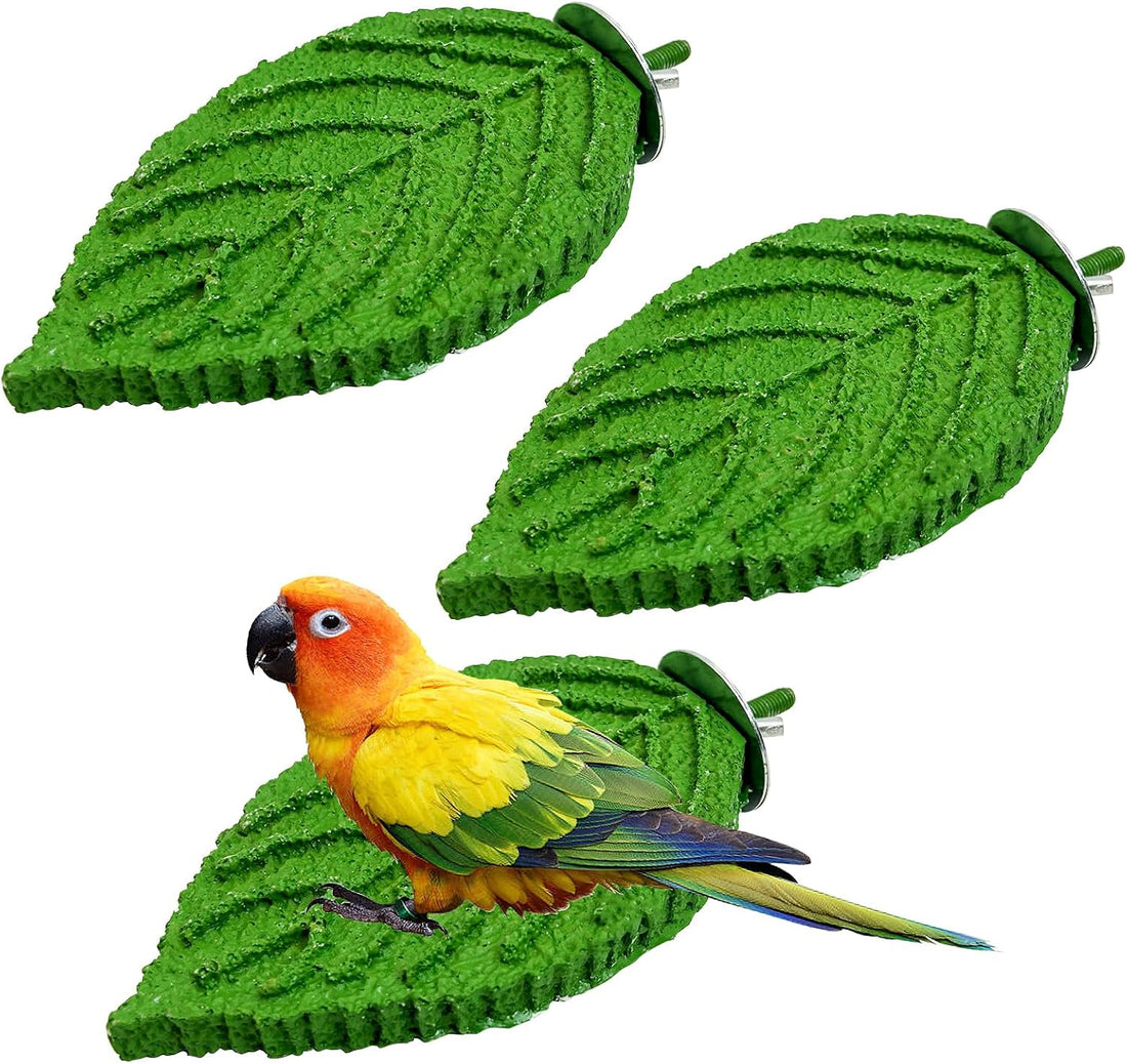 3 Pcs Parrot Perch Resin Bird Beak Grinding Stone