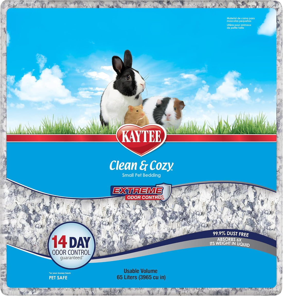 Kaytee Clean & Cozy Extreme Odor Control Hamster Bedding, 40 Liters