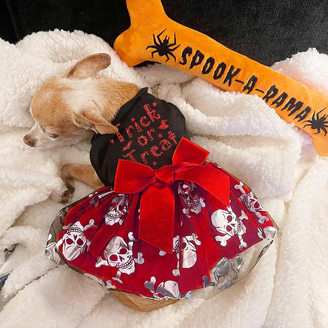 Dog Halloween Costumes, Dog Halloween Dress Skeleton