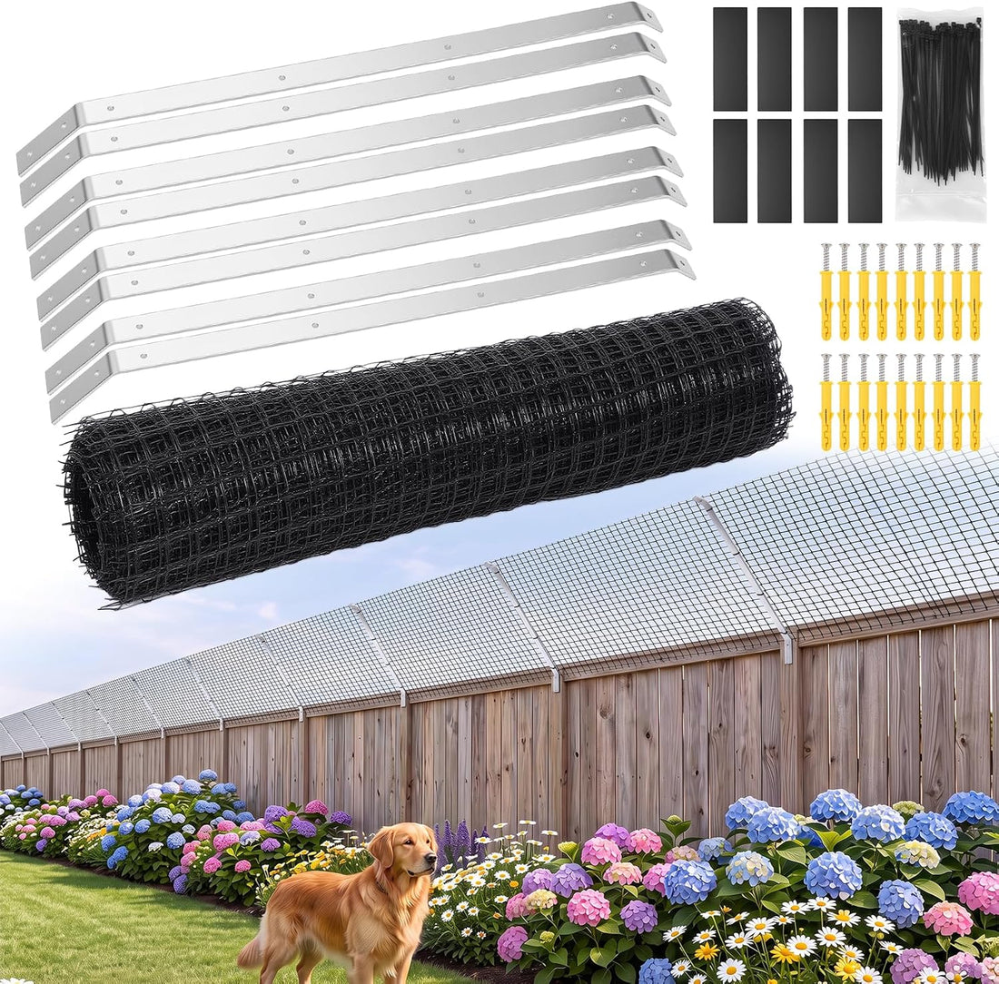 Cat Fence Topper Cat Anti Climb Fence Extender Fence Outdoor Barrier