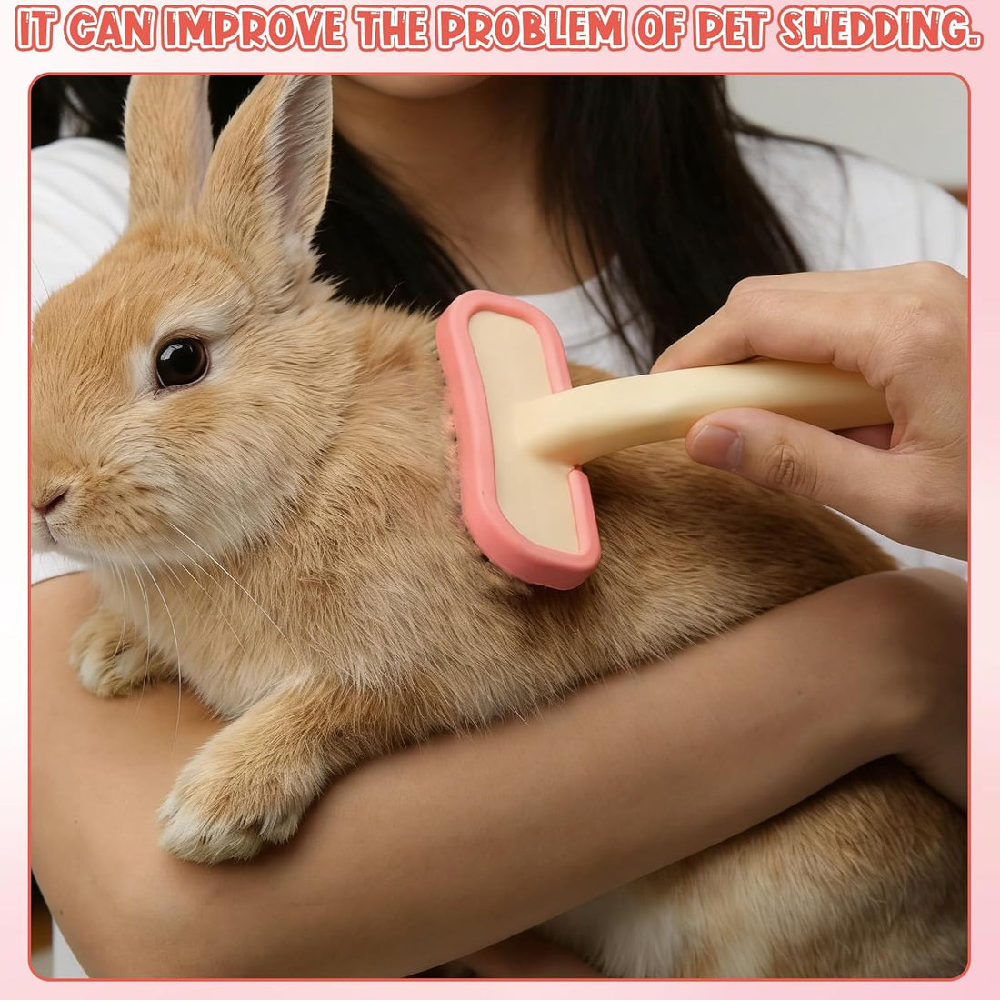 Rabbit Brush, Soft Silicone Small Animal Massage Comb