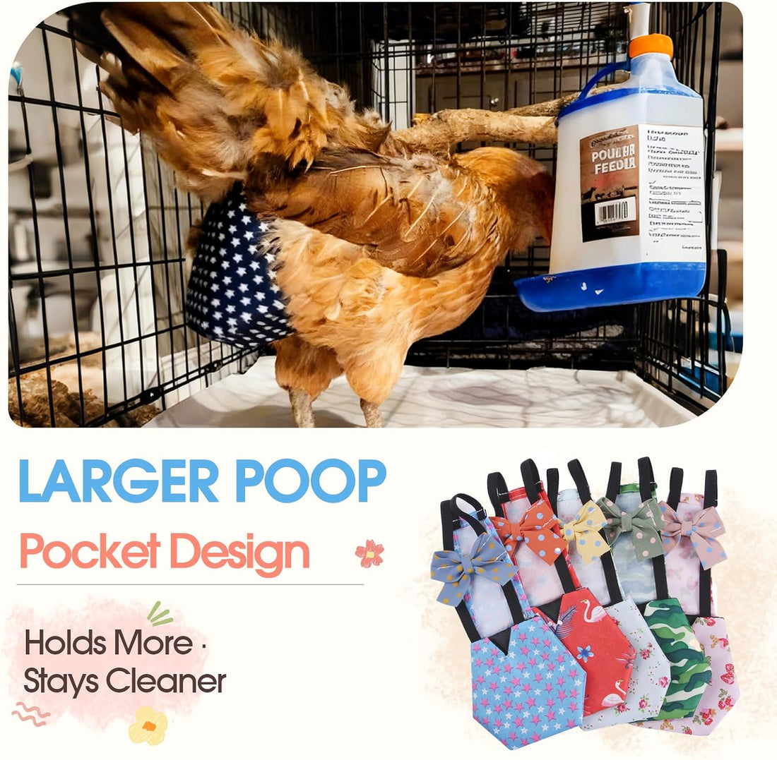 QBLEEV Duck Diapers for Pekin Ducks & Chickens