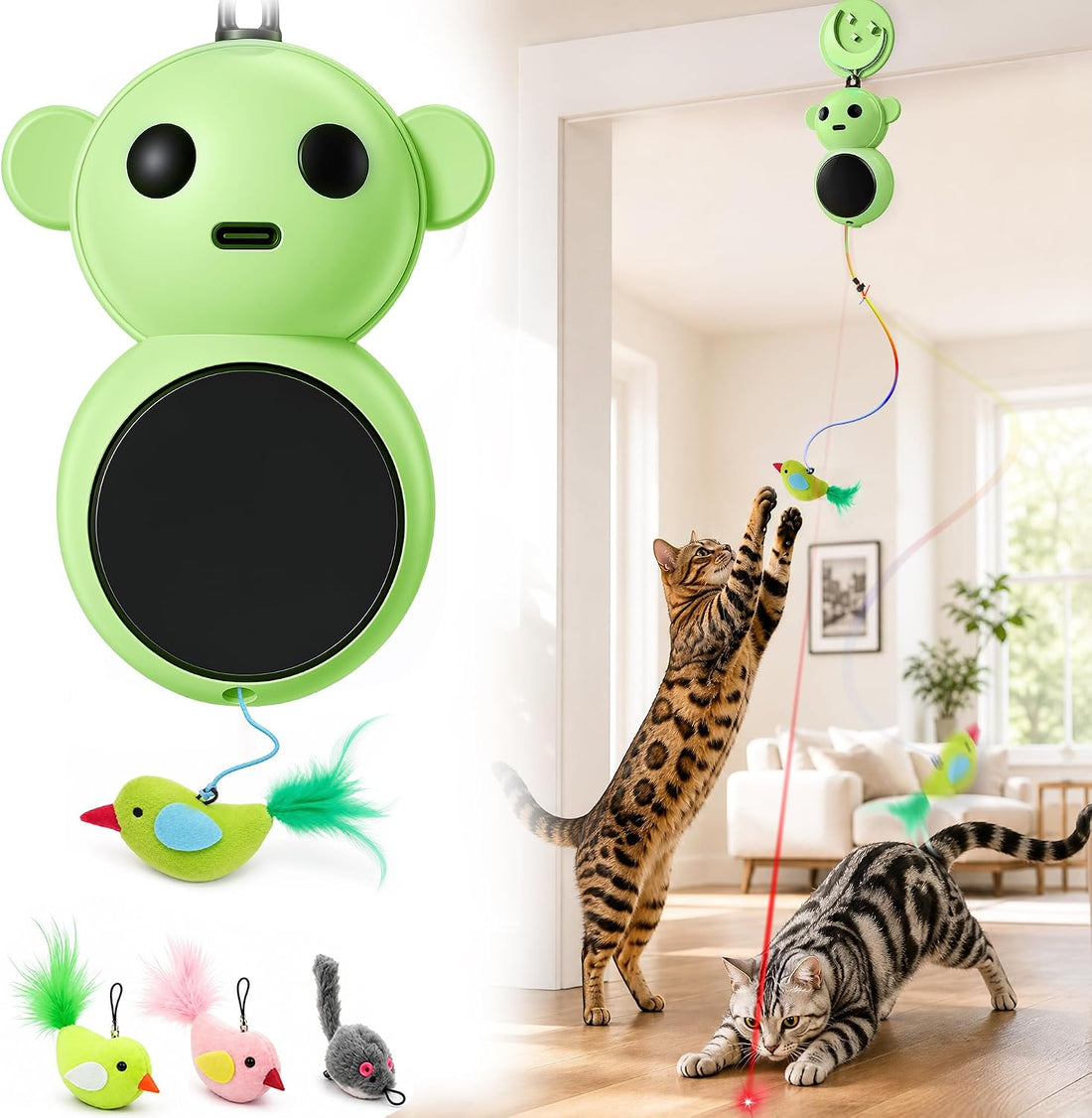 Interactive Cat Toy for Indoor Cats