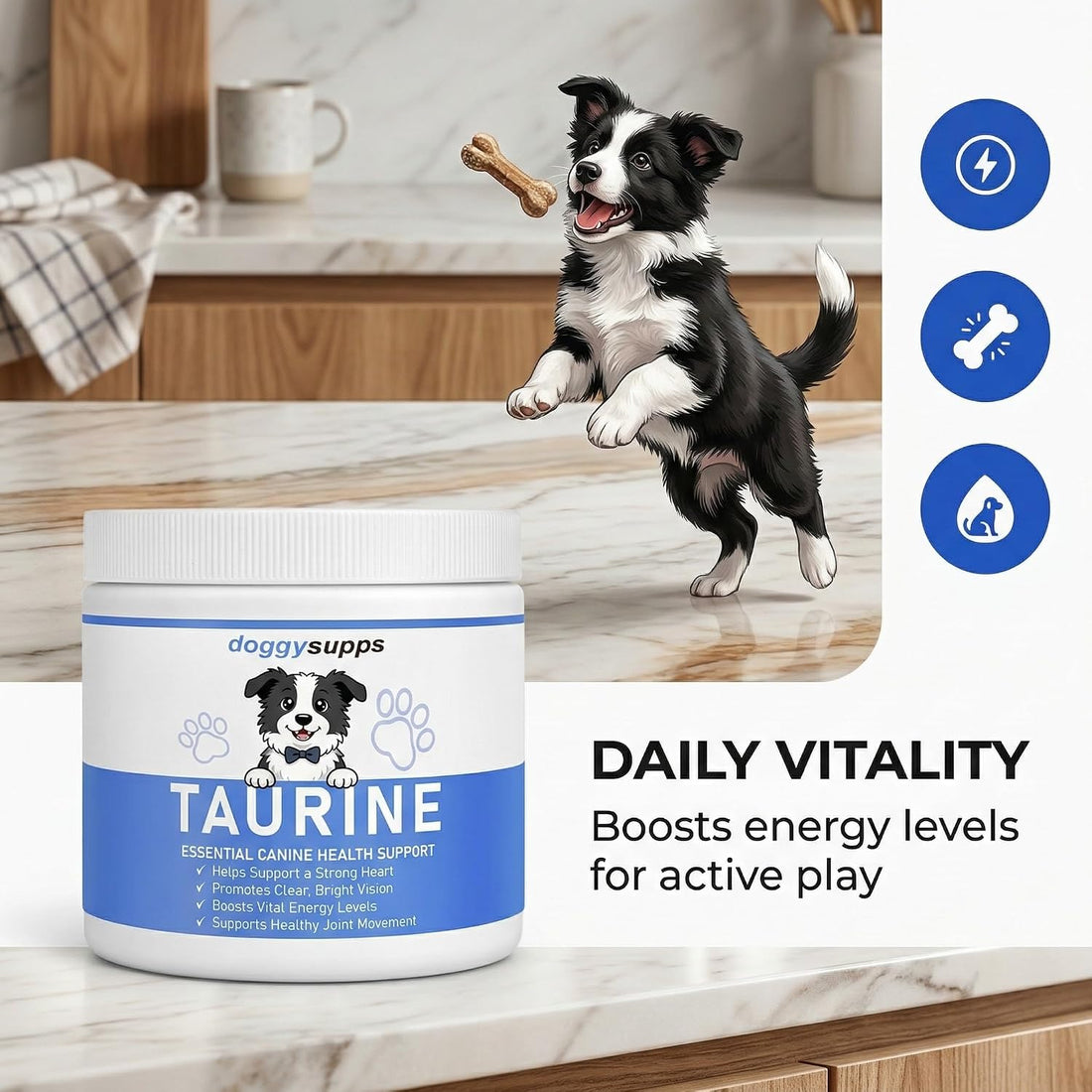 Doggy Supps Taurine Powder for Dogs