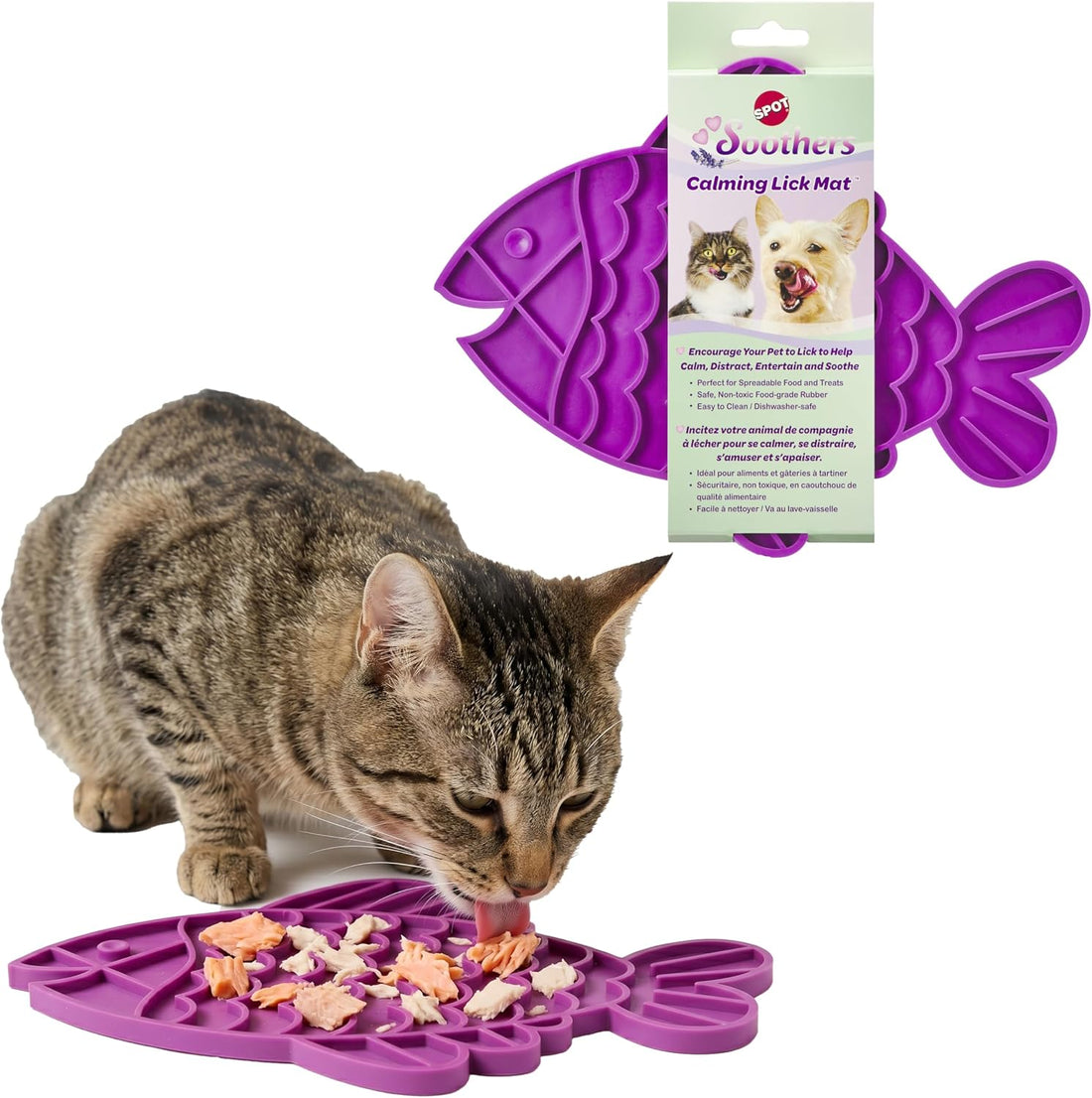 SPOT Soother Lick Mat-Licking Mat for Cats, Kittens