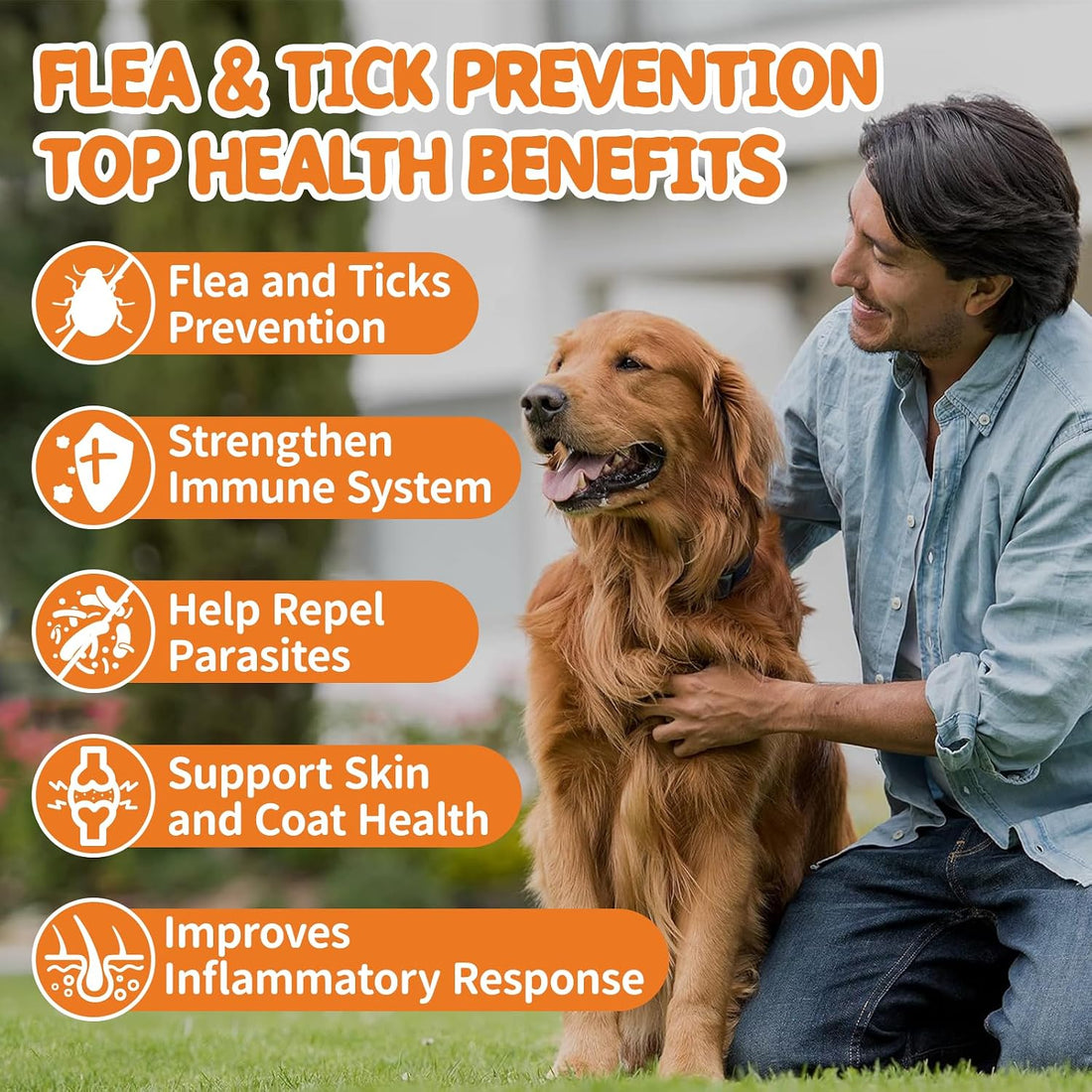 Flea and Tick Prevention for Dogs Chewables