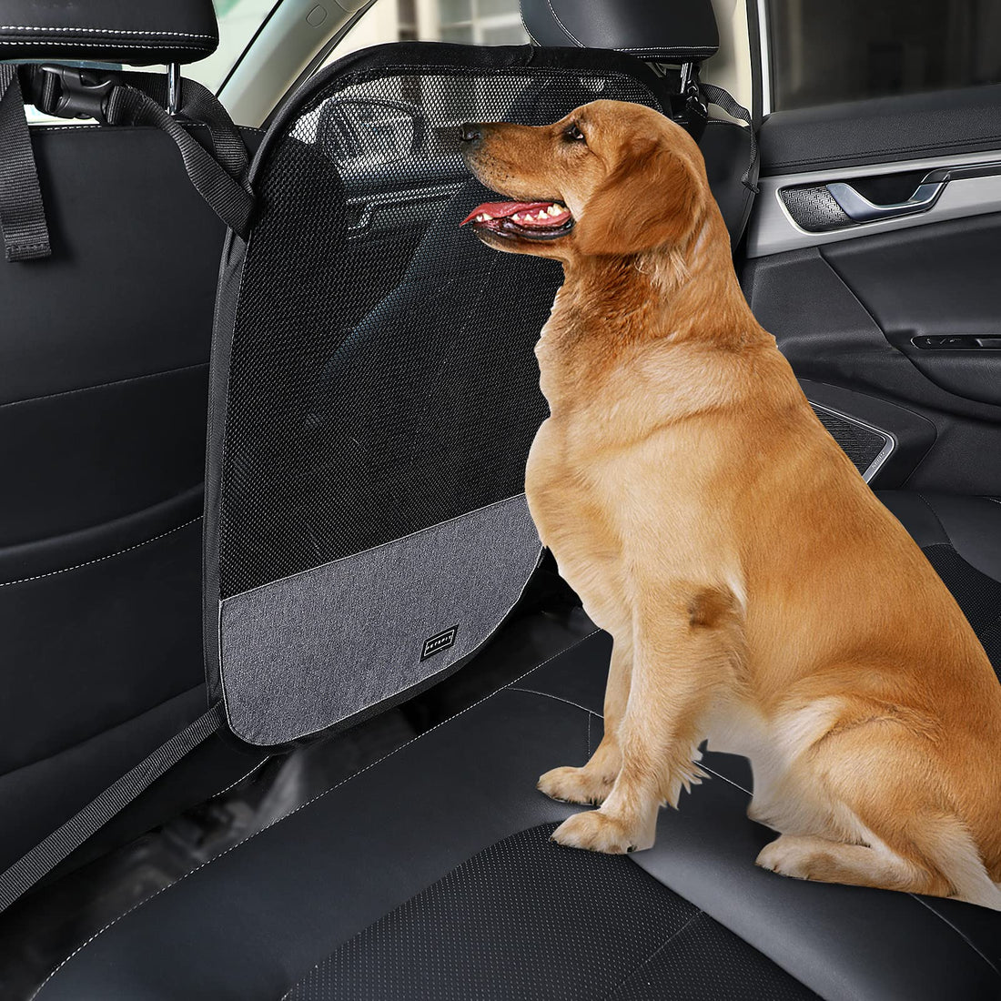 Petsfit Dog Car Barrier Vehicle Pet Barrier Backseat Mesh Dog Car