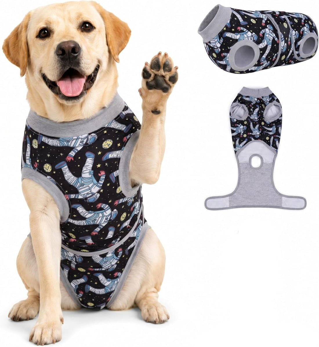 PetWarm Dog Surgery Recovery Suit, Recovery Suit for Dogs, Cosmic