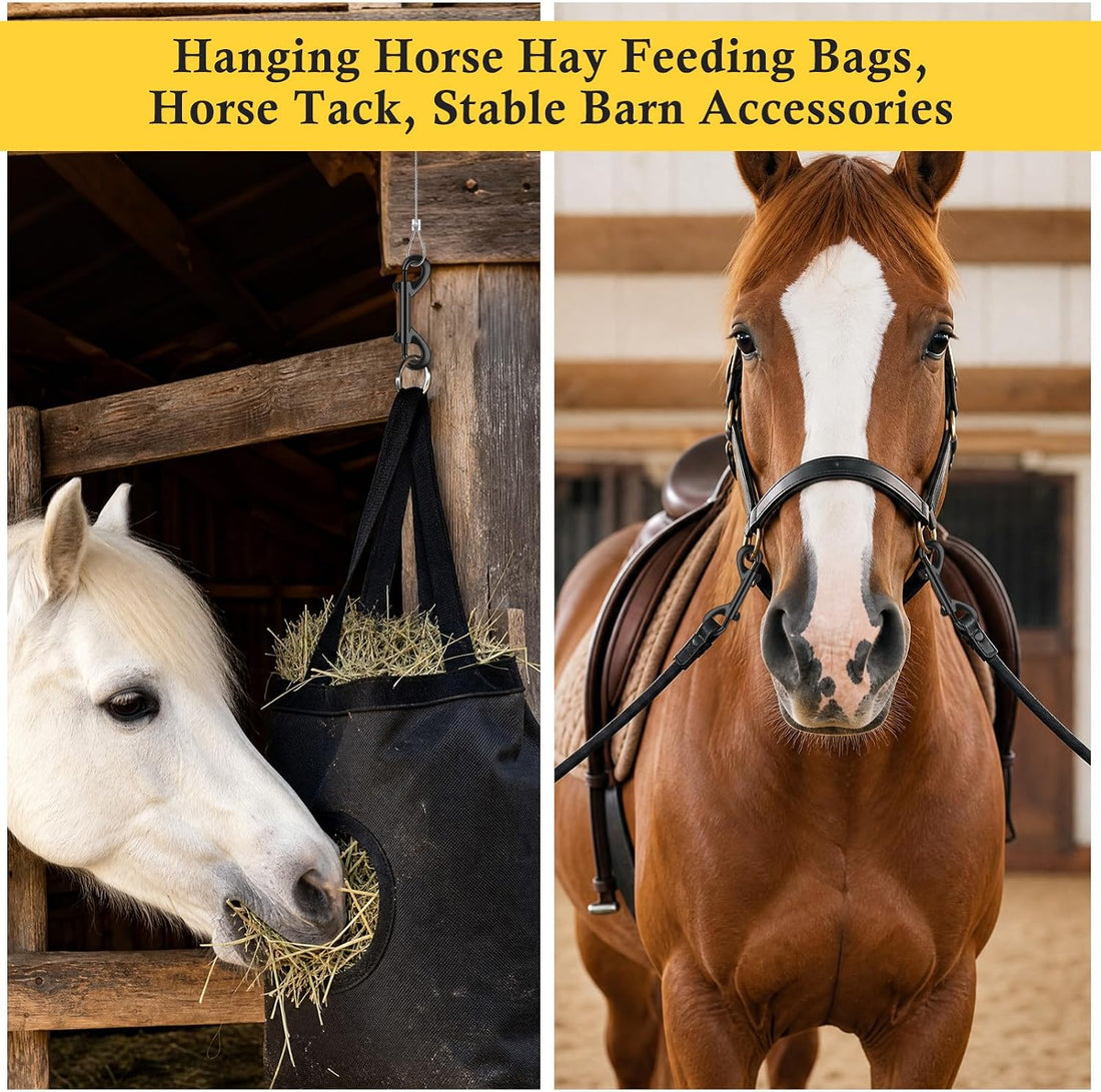 ERKOON 3.5 Inch Double Sided Clips Trigger Snaps for Horse