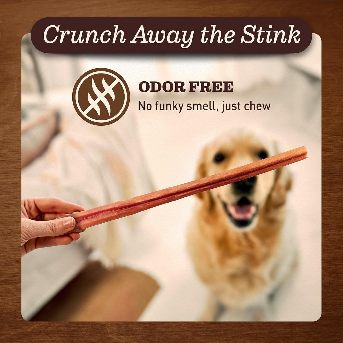 EVER FARM Pet Odor-Free Standard Bully Sticks