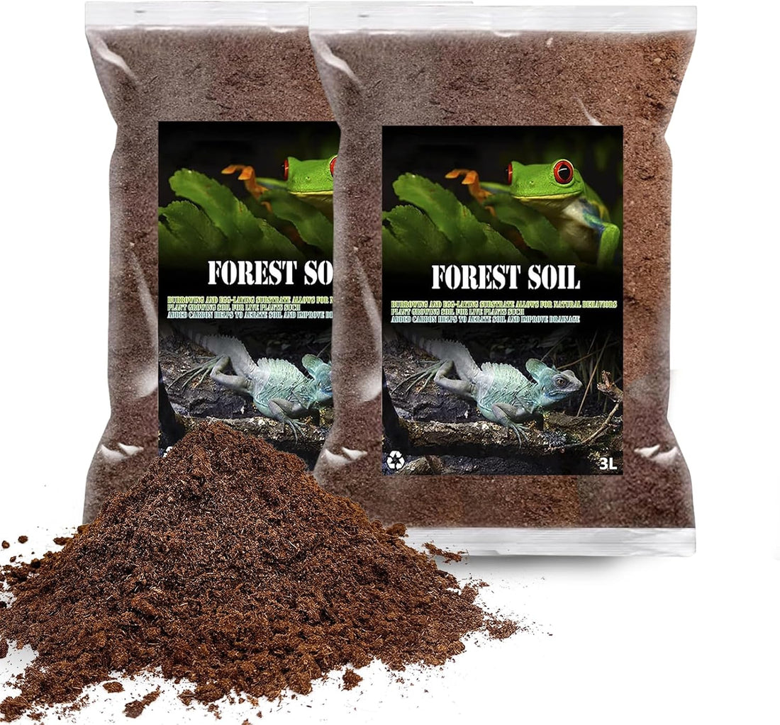 BNOSDM Reptile Soil Substrate Fluffy Small-Strand Reptile Substrate
