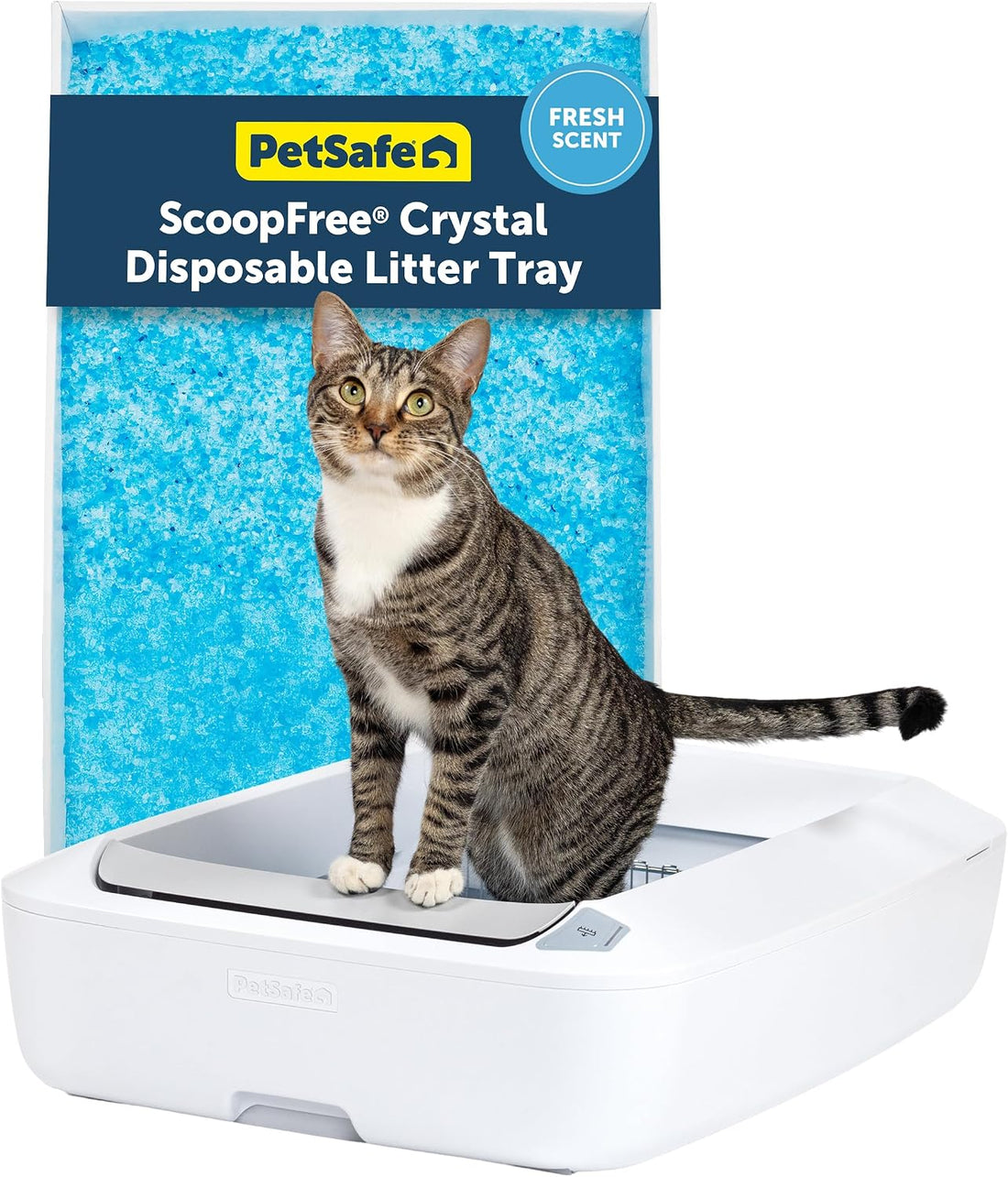 PetSafe ScoopFree Crystal Pro Self-Cleaning Litter Box