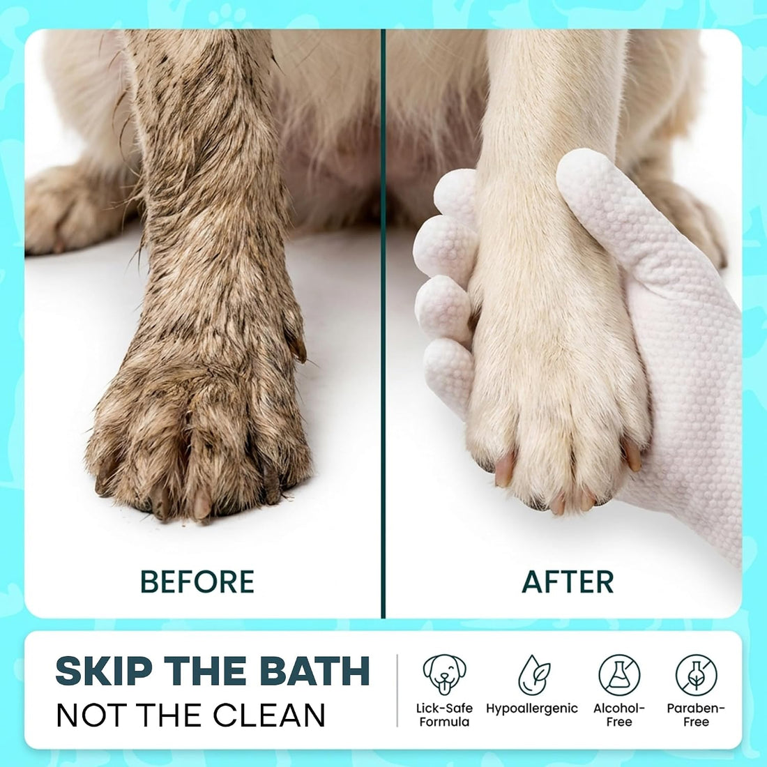 Uproot Clean Pet Grooming Gloves: Deodorizing & Grooming