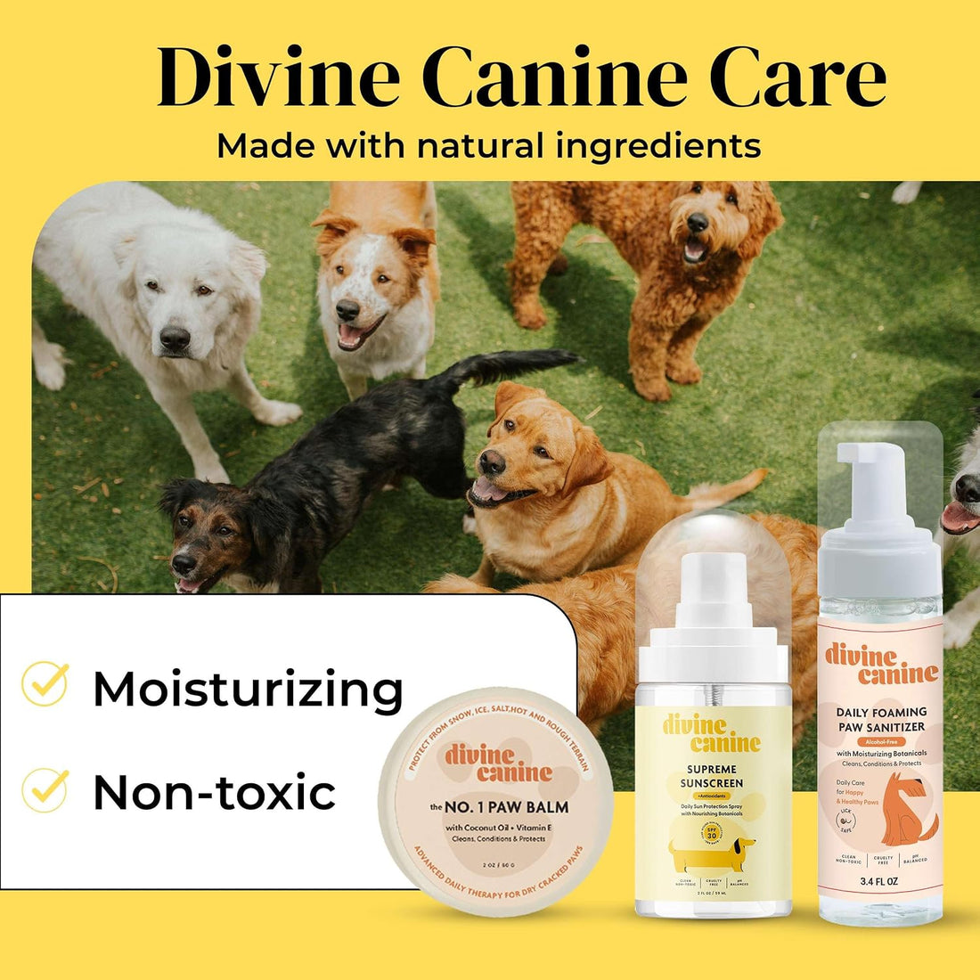Dog Sunscreen Spray - SPF 30 Sun Protection - Gift Set Kit