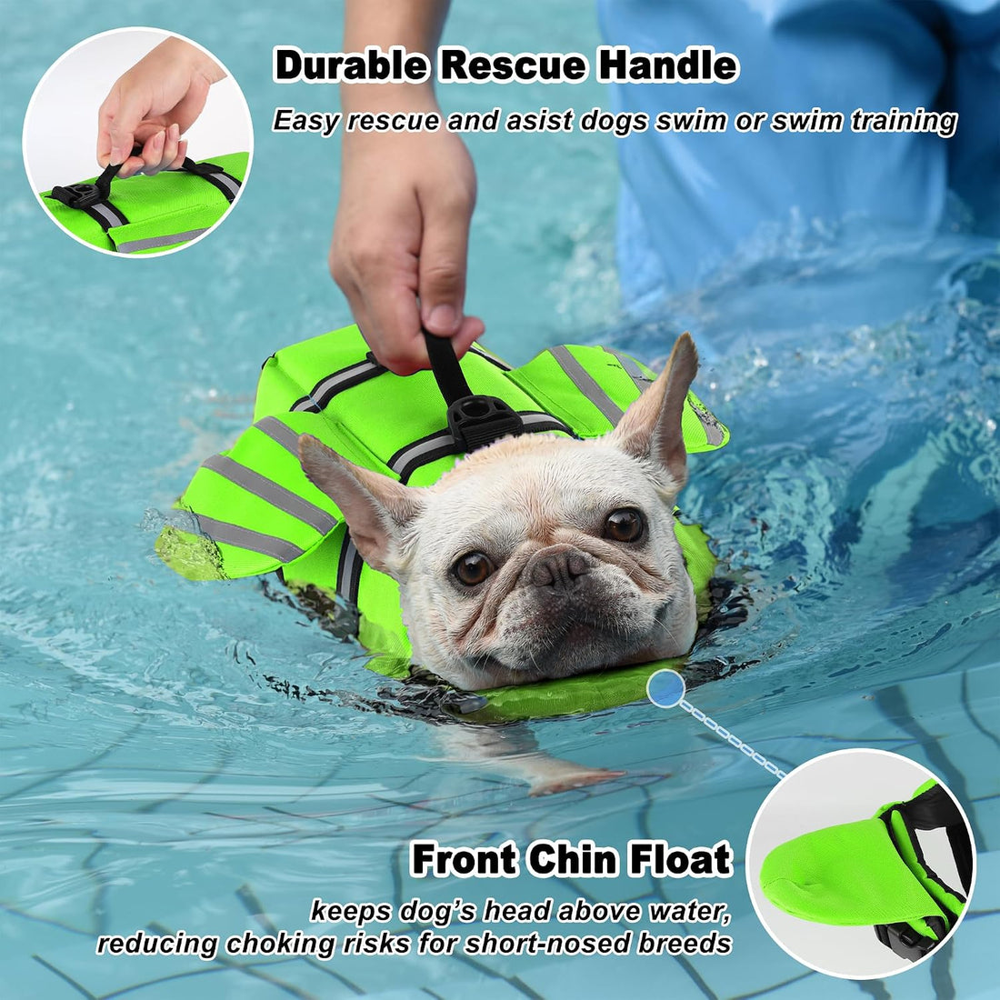 Petglad Dog Life Jacket, Cute Wings Adjustable Dog Life Vest
