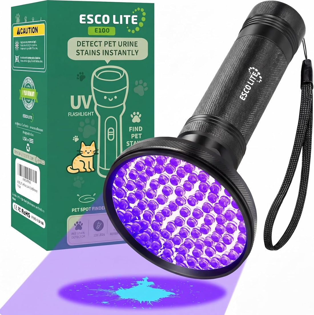 ESCO LITE UV Flashlight Black Light