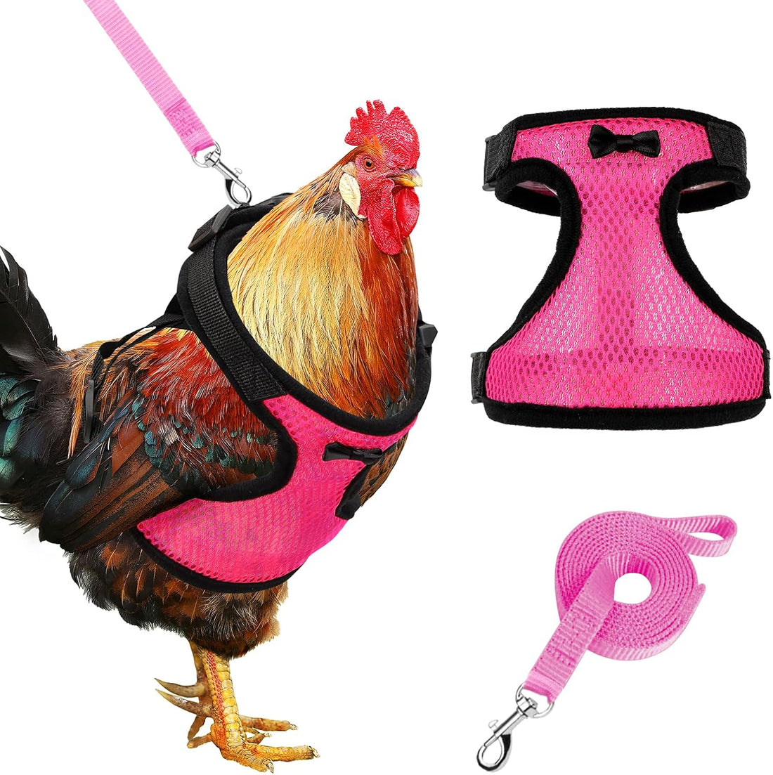 Adhafera Chicken Harness with Leash