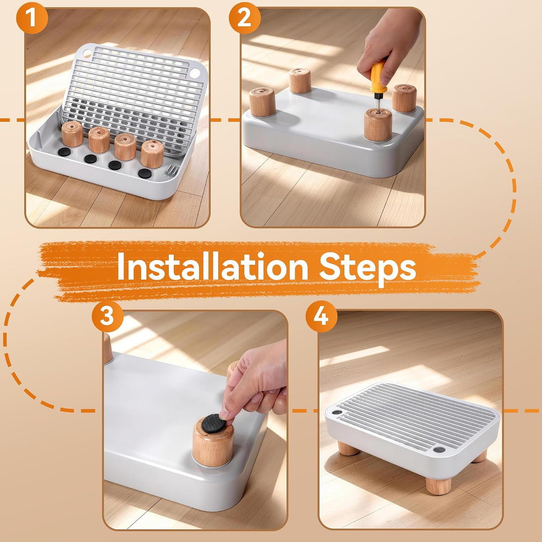 Thereye Cat Litter Box Step Stool