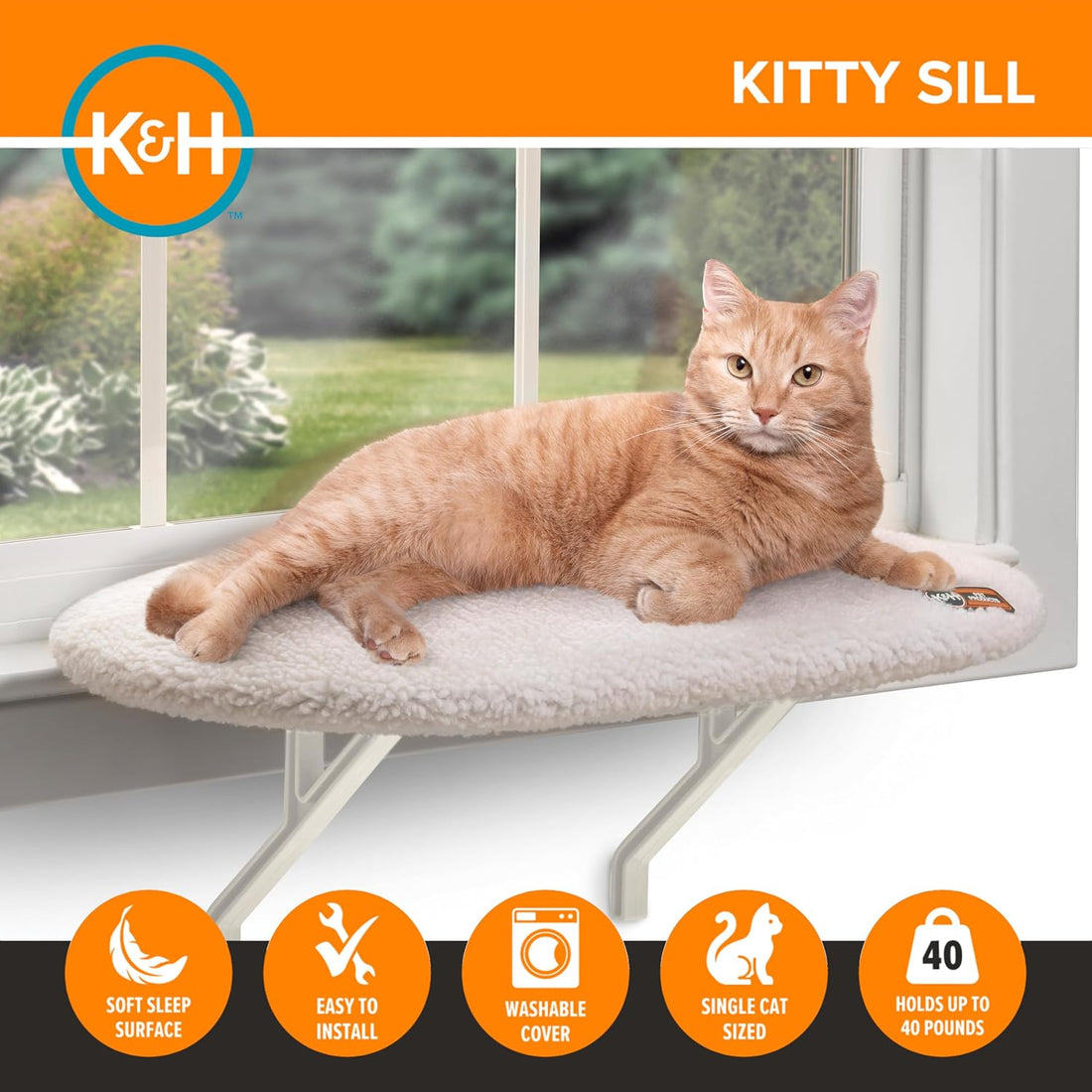 K&H Cat Window Perch for Large Cats