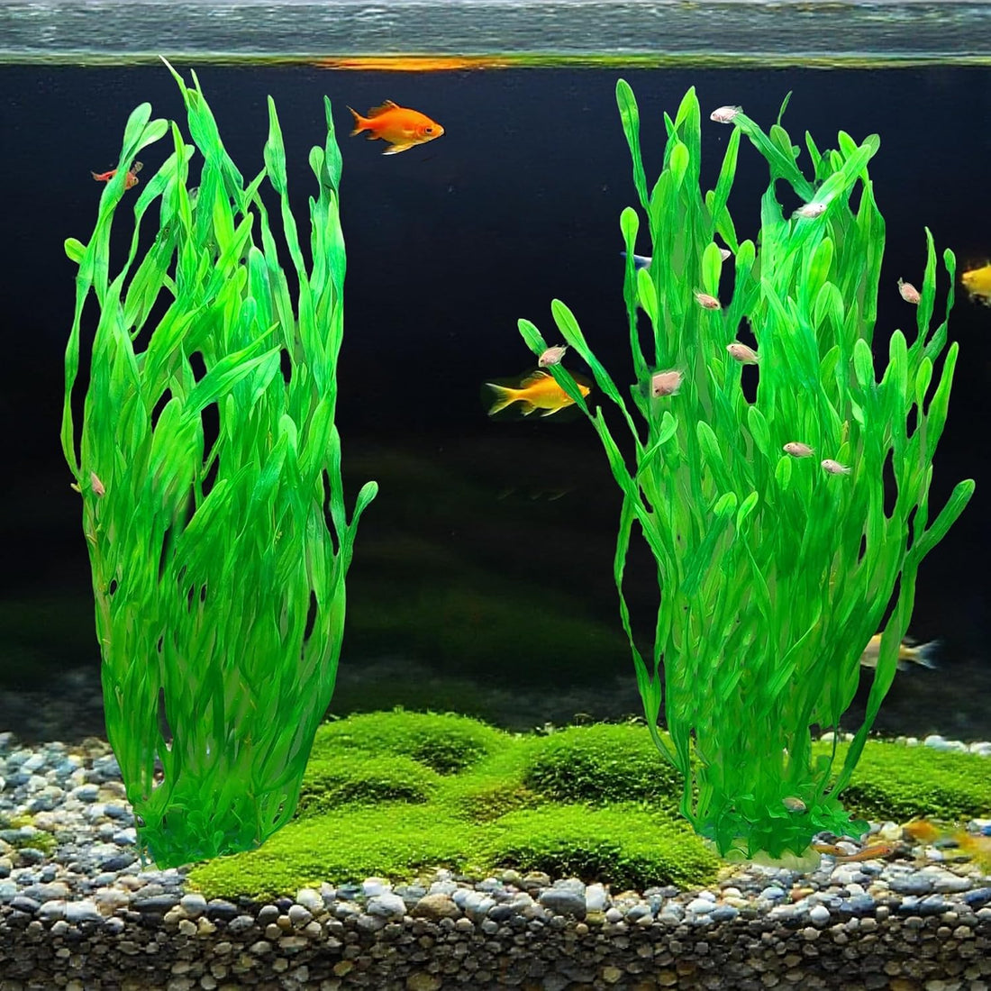 25.98 Inch Tall Aquarium Plants – 2 Pcs Fish Tank Plants Plastic