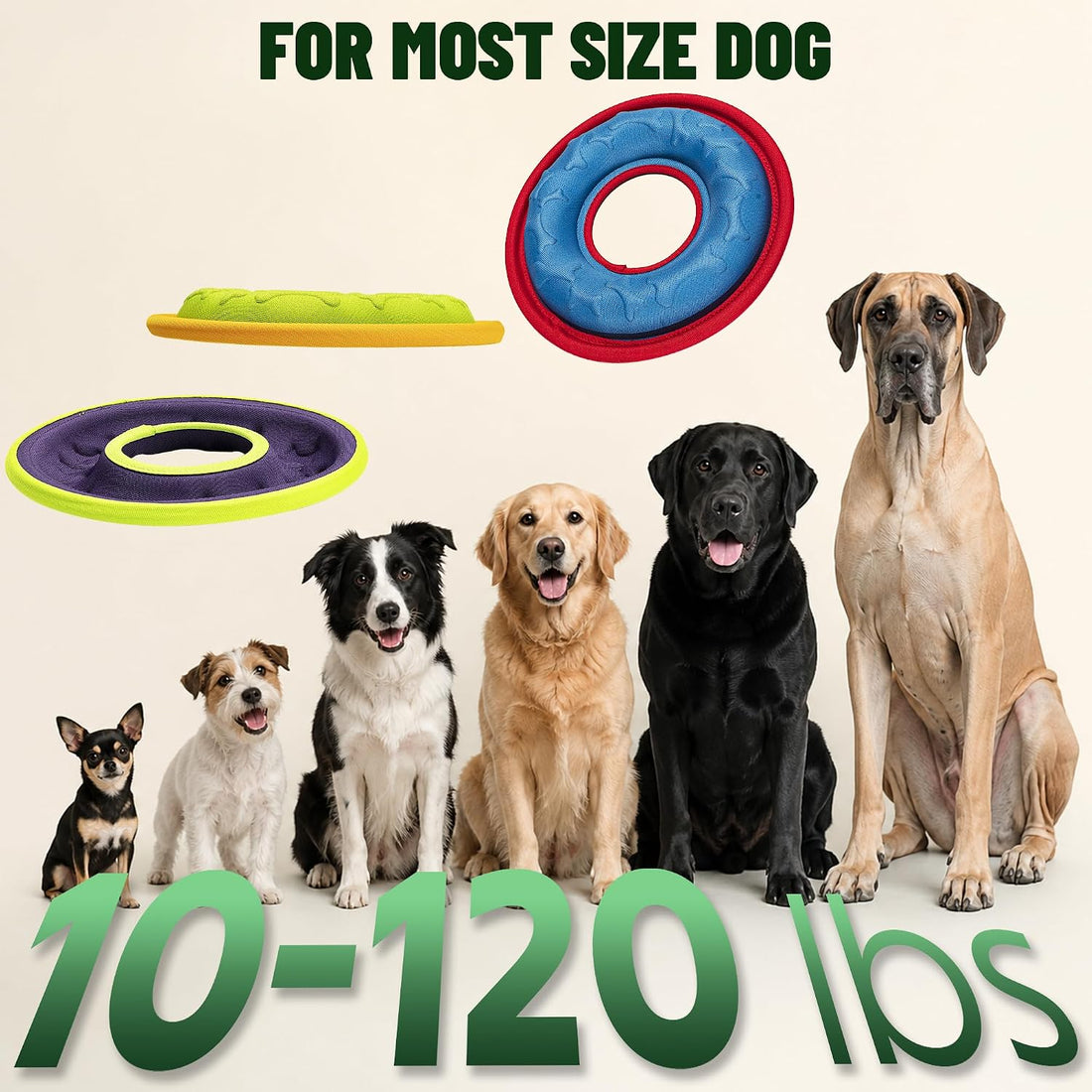 HONGEZEY 3 Pcs Flying Discs, Interactive Flyer Toys