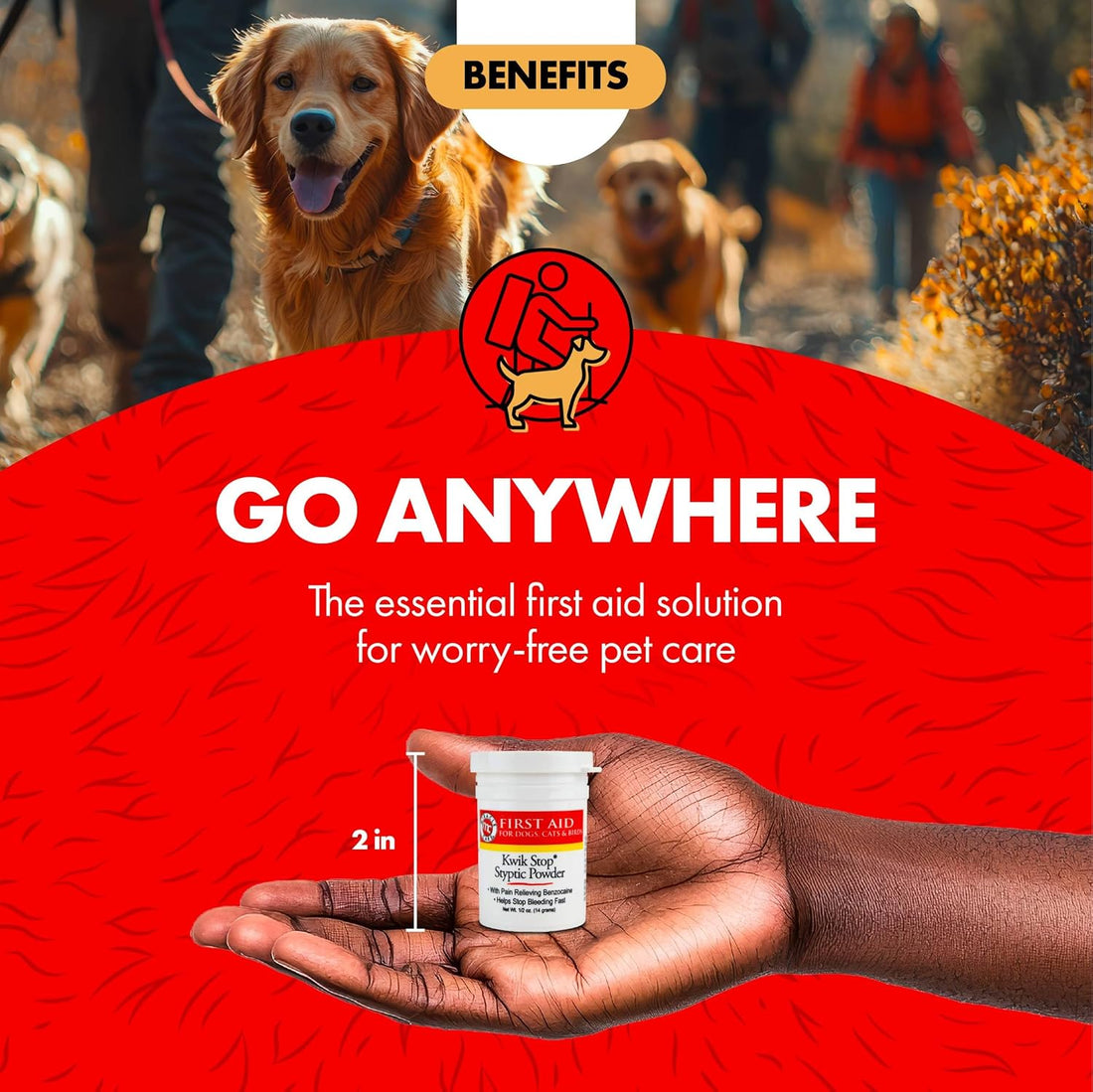 Miracle Care Kwik Stop Styptic Powder for Dogs, Cats and Birds