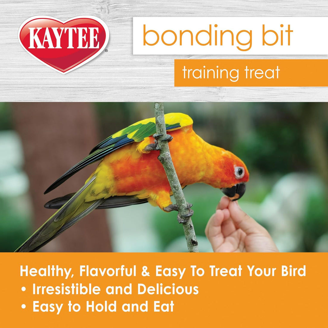 Kaytee Pet Bird Bonding Bits Training Treat for Conures, Cockatiels