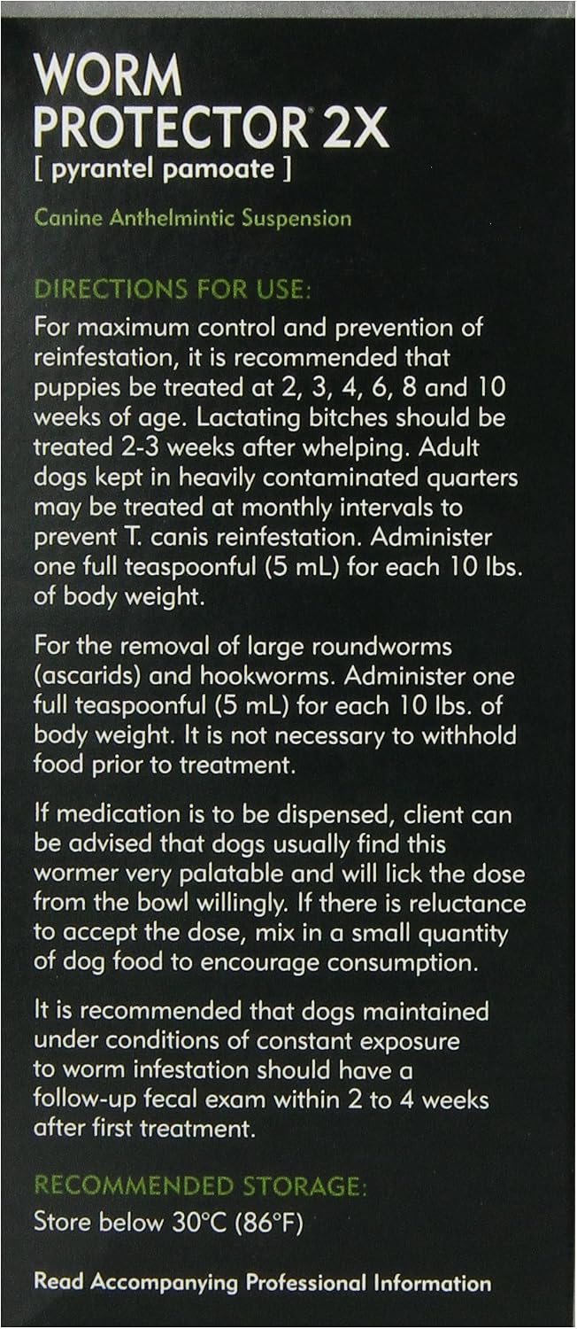 ProLabs Worm Protector 2X for Dogs, 8-Ounce