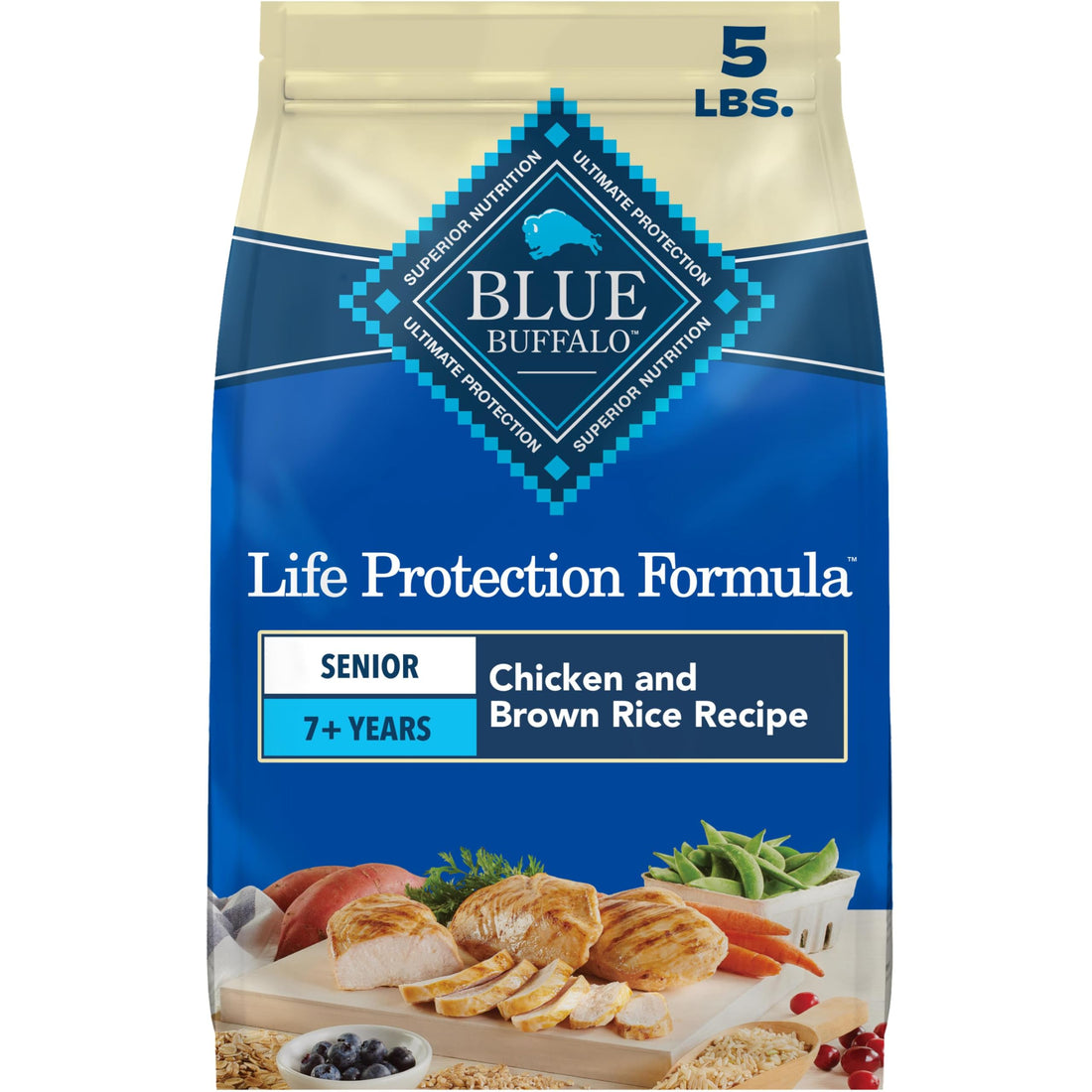 Blue Buffalo Life Protection Formula Chicken & Brown Rice Senior Dry