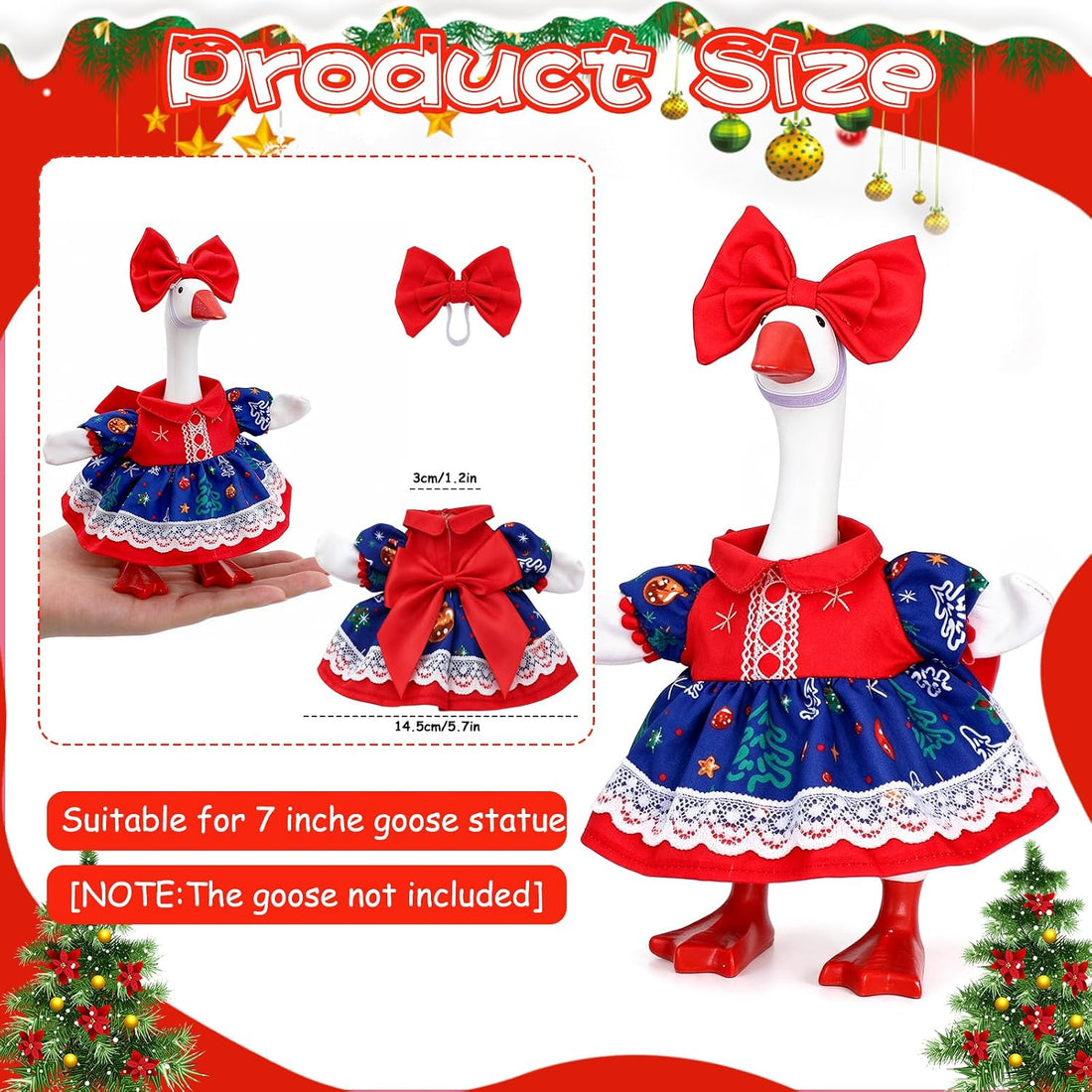 7 Inch Mini Desk Goose Outfits